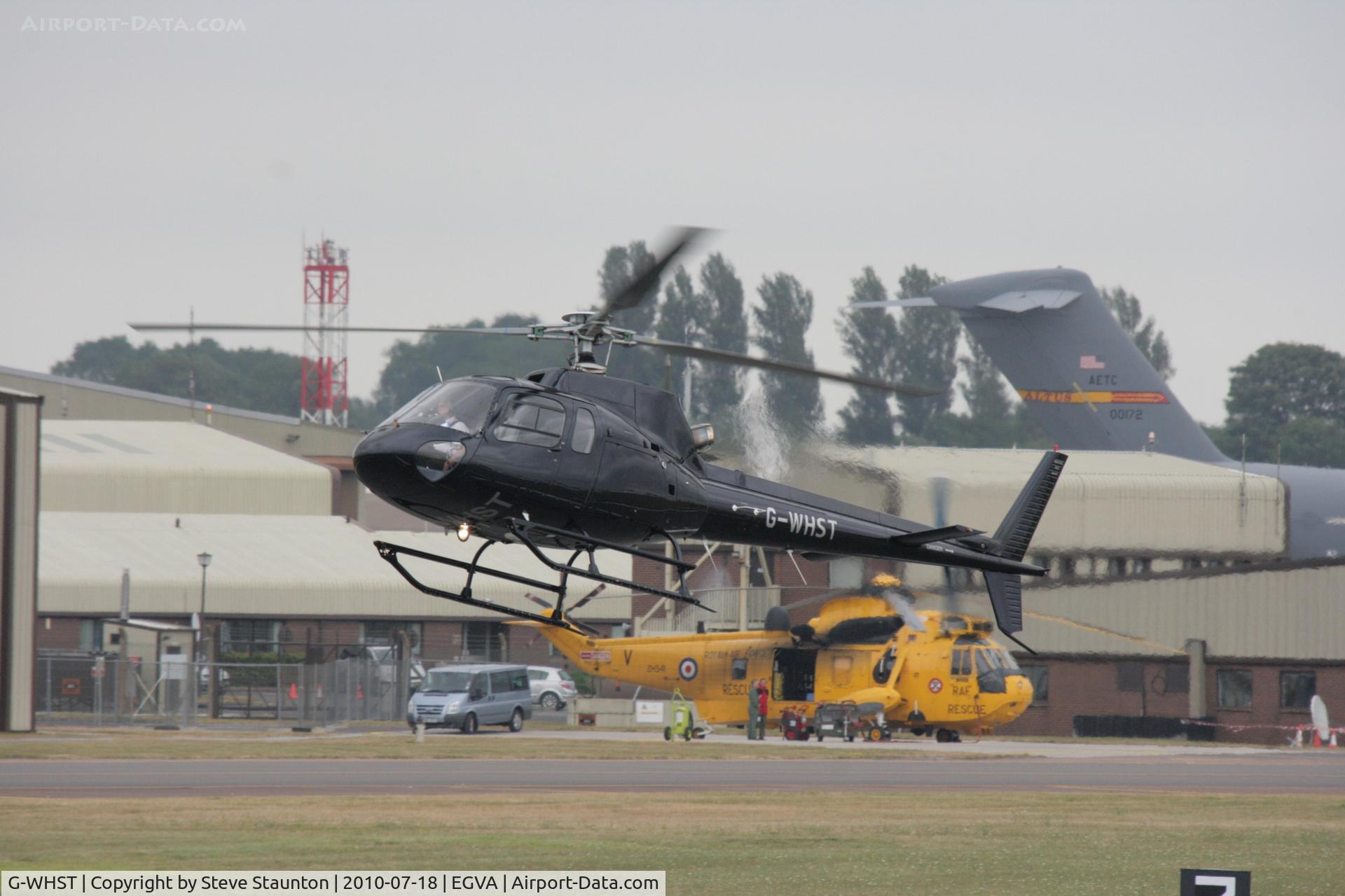 G-WHST, 1996 Eurocopter AS-350B-2 Ecureuil Ecureuil C/N 2915, Taken at the Royal International Air Tattoo 2010