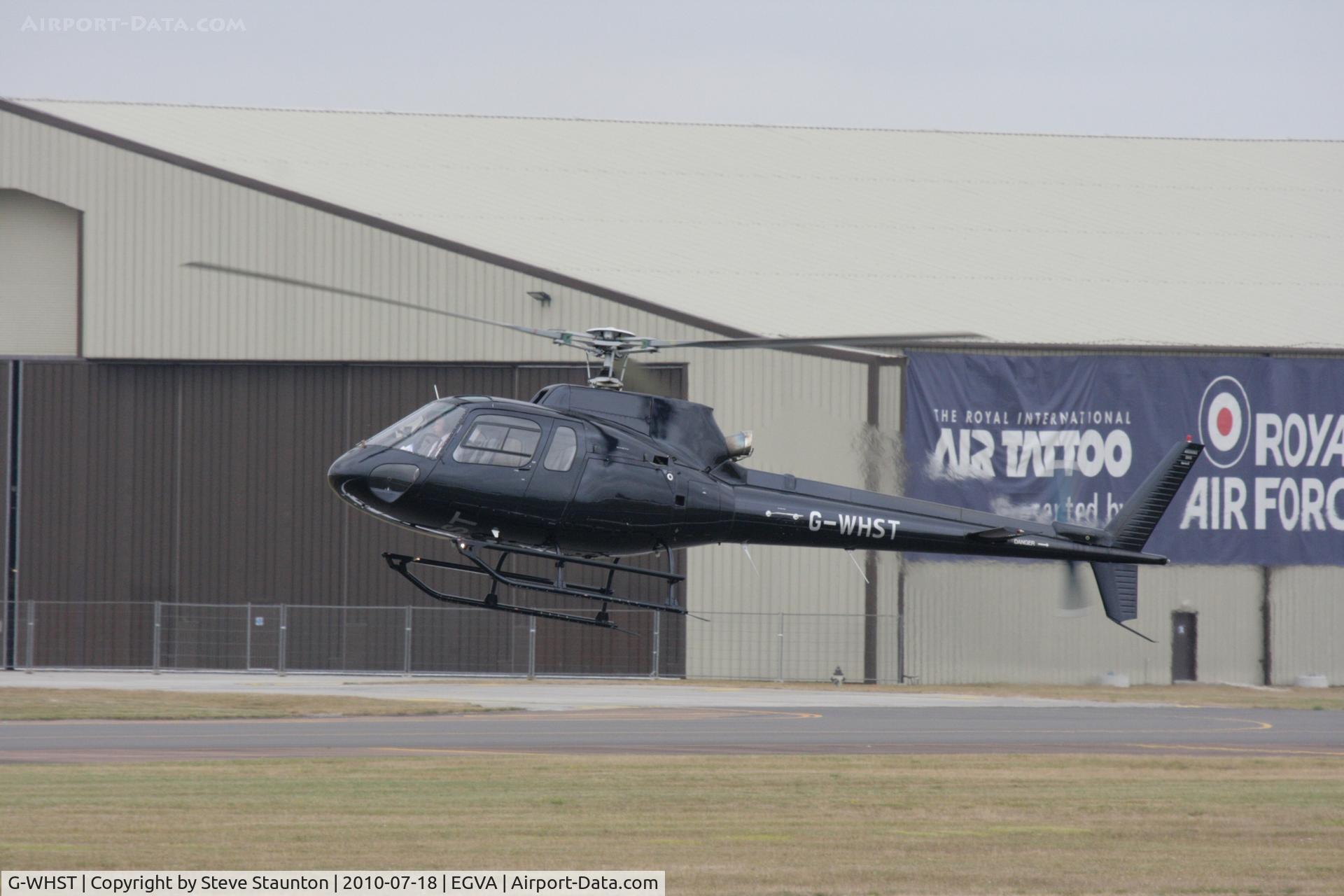 G-WHST, 1996 Eurocopter AS-350B-2 Ecureuil Ecureuil C/N 2915, Taken at the Royal International Air Tattoo 2010
