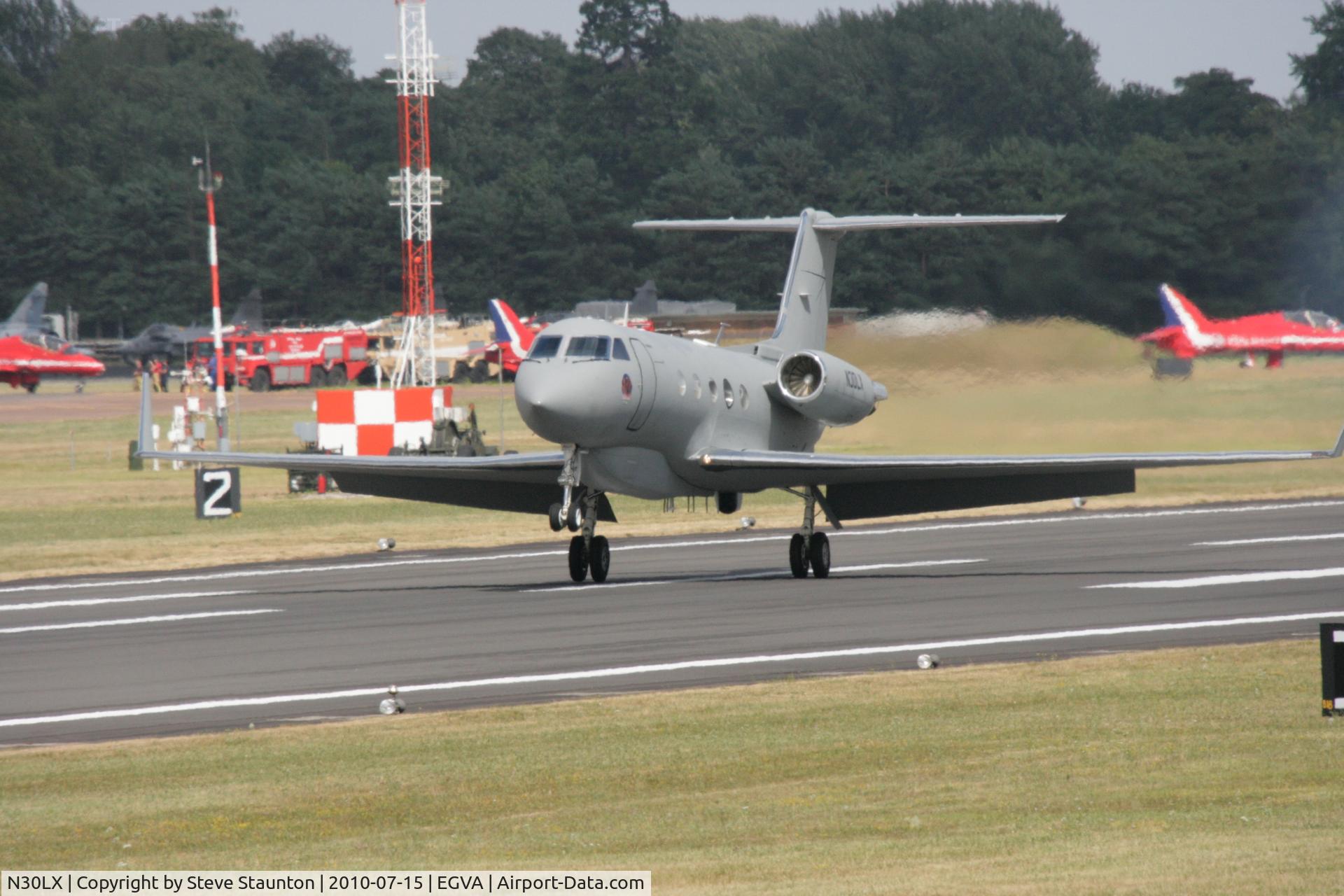 N30LX, 1984 Gulfstream Aerospace G-1159A Gulfstream III C/N 438, Taken at the Royal International Air Tattoo 2010