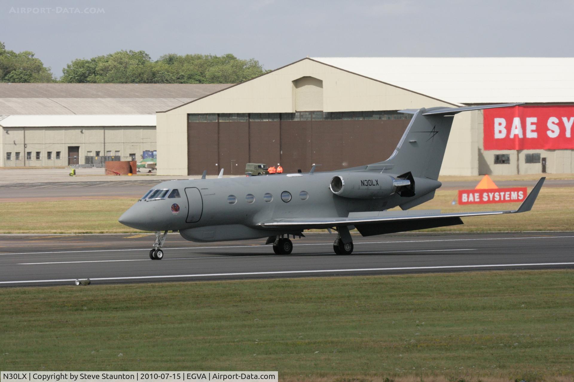 N30LX, 1984 Gulfstream Aerospace G-1159A Gulfstream III C/N 438, Taken at the Royal International Air Tattoo 2010