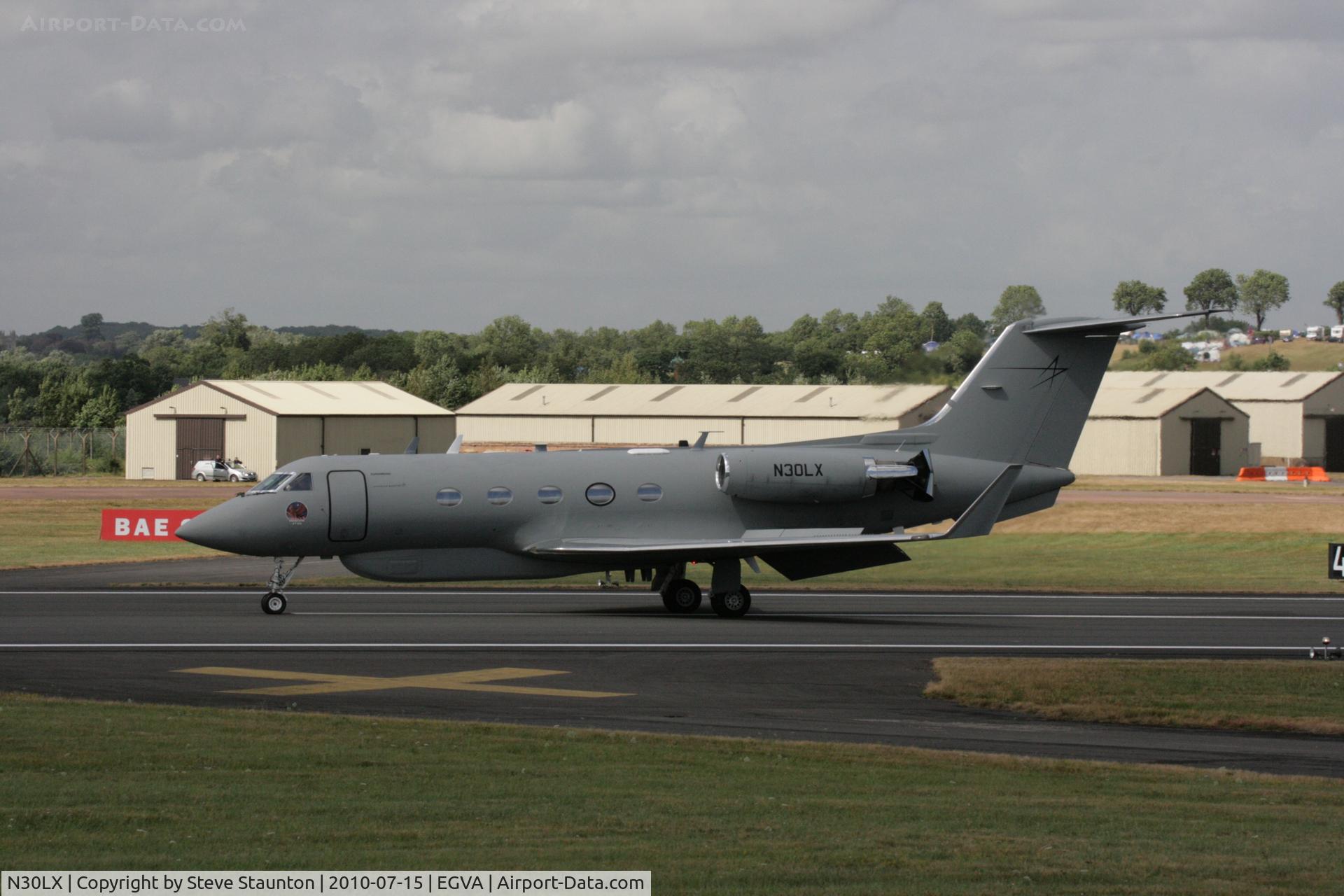 N30LX, 1984 Gulfstream Aerospace G-1159A Gulfstream III C/N 438, Taken at the Royal International Air Tattoo 2010
