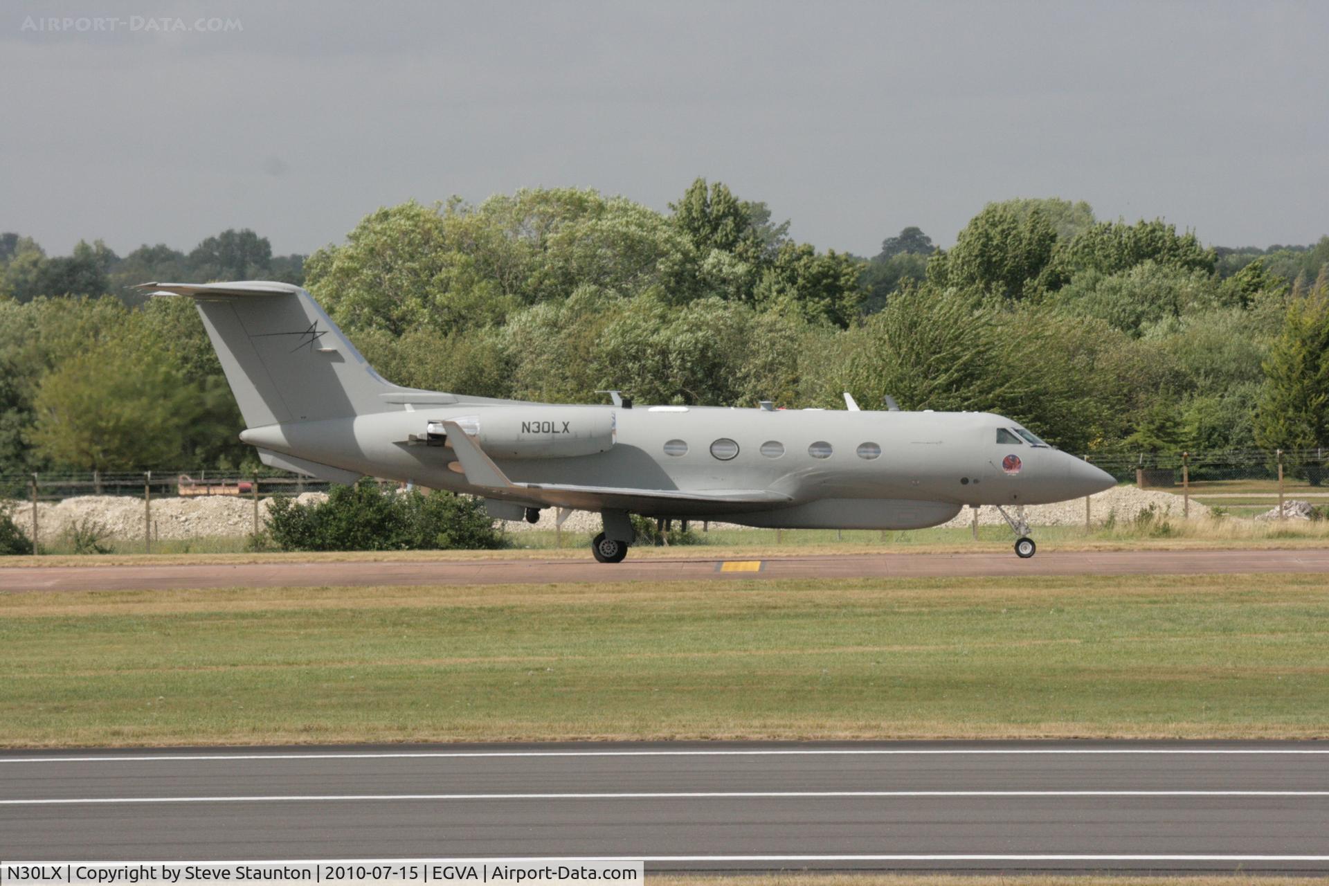 N30LX, 1984 Gulfstream Aerospace G-1159A Gulfstream III C/N 438, Taken at the Royal International Air Tattoo 2010