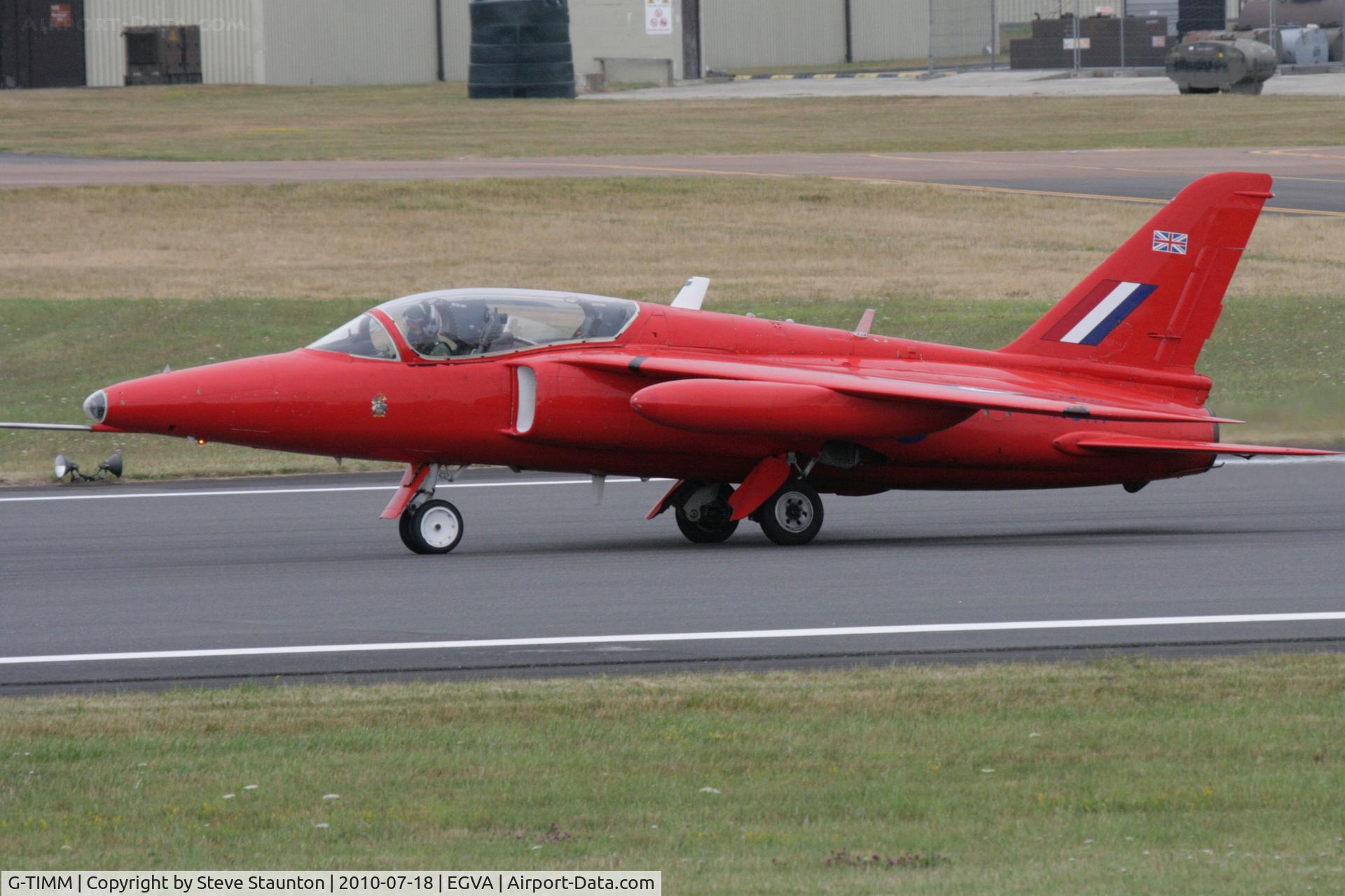 G-TIMM, 1962 Folland Gnat T.1 C/N FL519, Taken at the Royal International Air Tattoo 2010