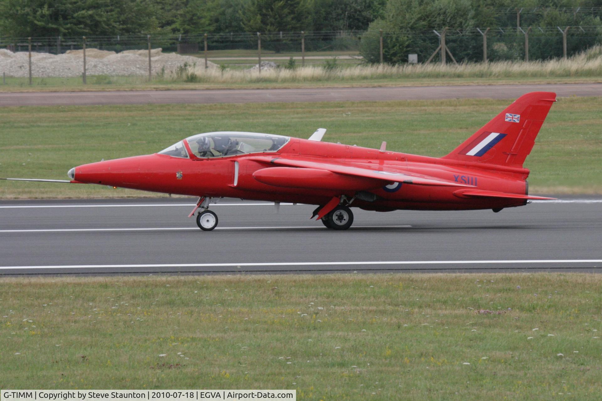 G-TIMM, 1962 Folland Gnat T.1 C/N FL519, Taken at the Royal International Air Tattoo 2010
