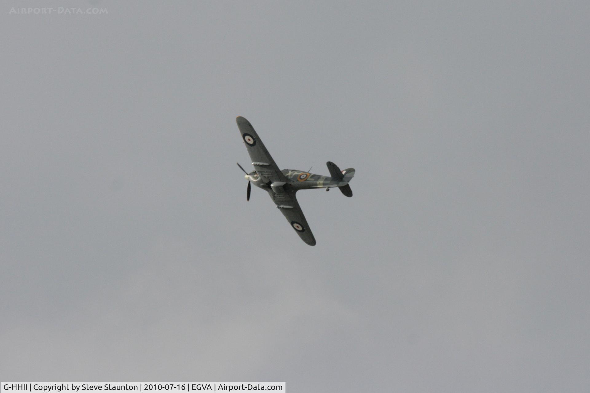 G-HHII, 1940 Hawker (CCF) Hurricane Mk2B C/N CCF/R20023, Taken at the Royal International Air Tattoo 2010