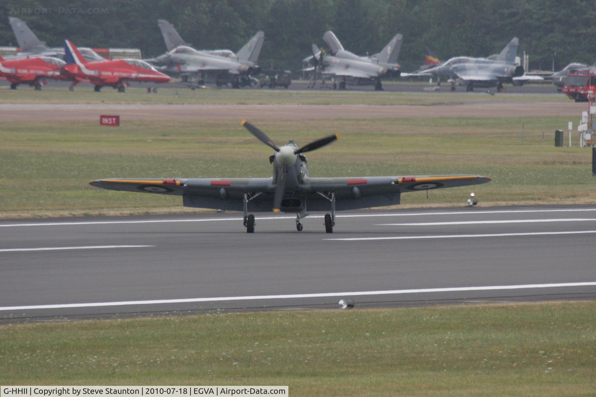 G-HHII, 1940 Hawker (CCF) Hurricane Mk2B C/N CCF/R20023, Taken at the Royal International Air Tattoo 2010
