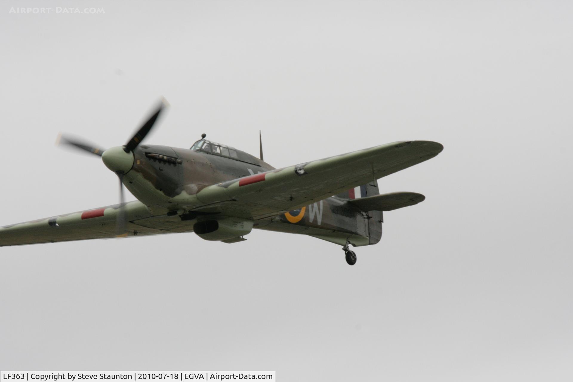 LF363, 1944 Hawker Hurricane IIC C/N 41H/469290, Taken at the Royal International Air Tattoo 2010