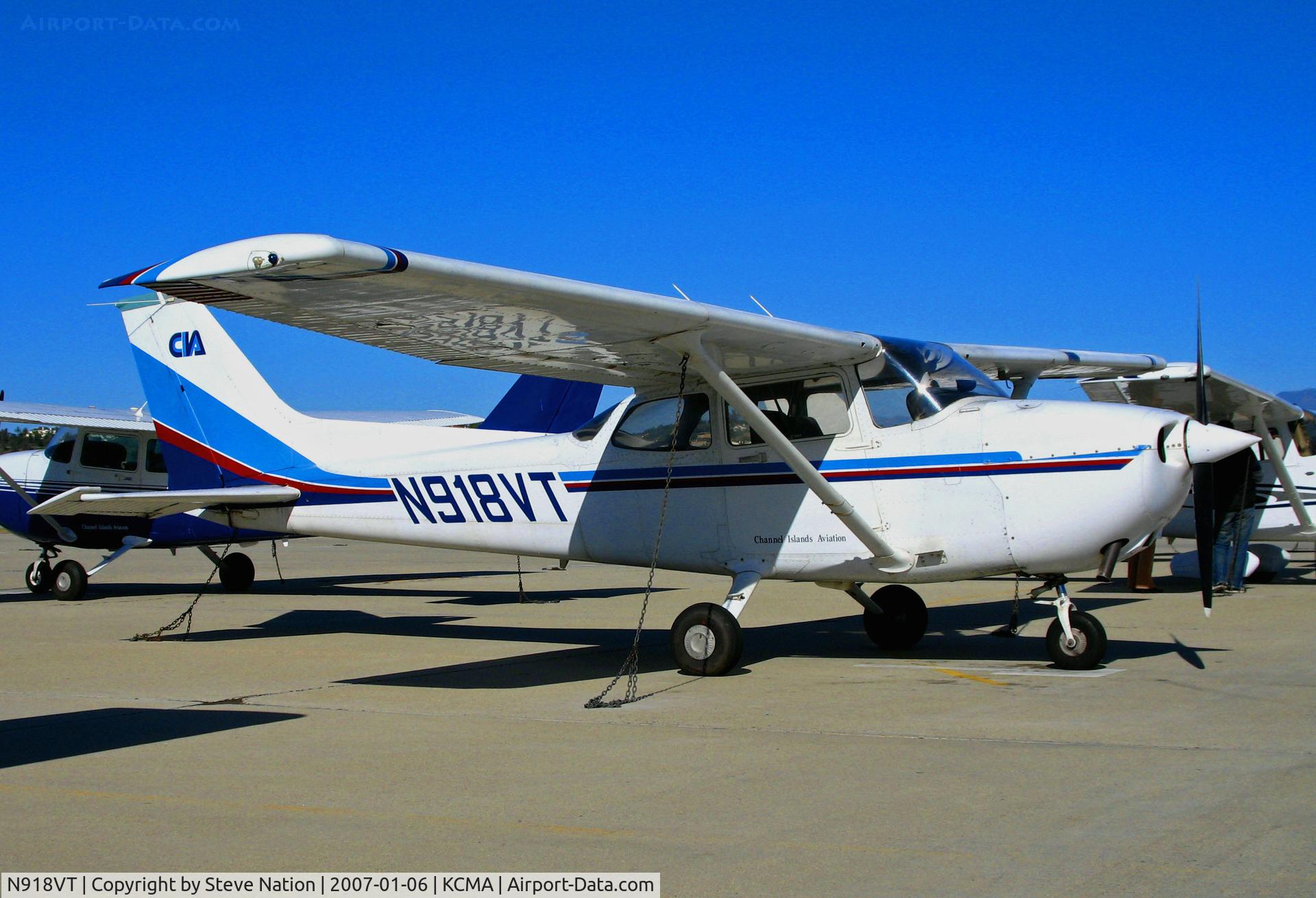 N918VT, Cessna 172P C/N 17275241, Channel Islands Aviation/CIA (titles on fuselage) 1981 Cessna 172P on CIA ramp