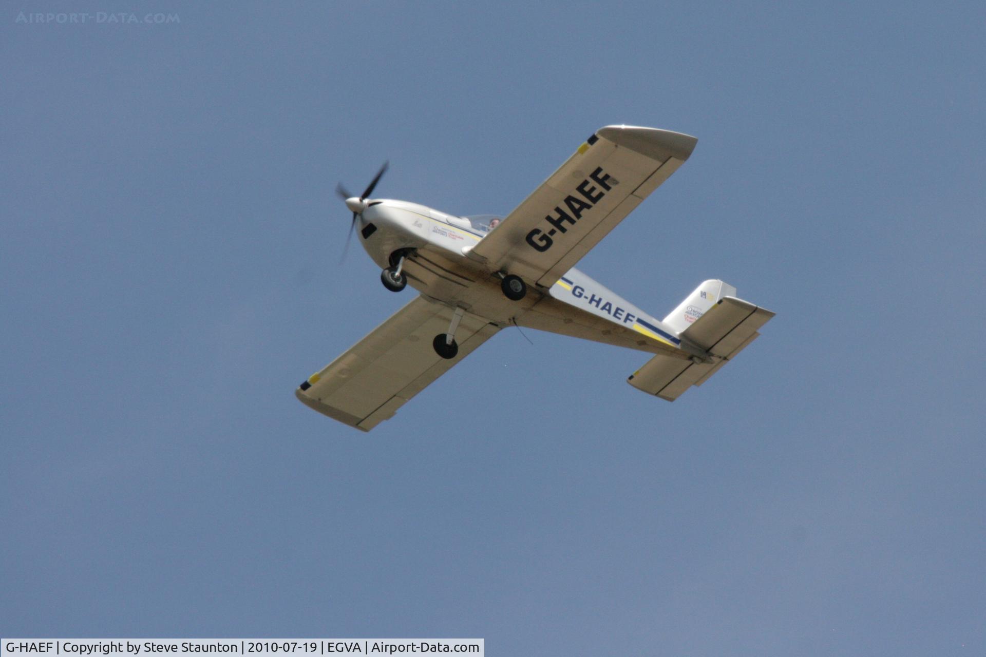 G-HAEF, 2009 Evektor-Aerotechnik EV-97 Eurostar C/N 3322, Taken at the Royal International Air Tattoo 2010