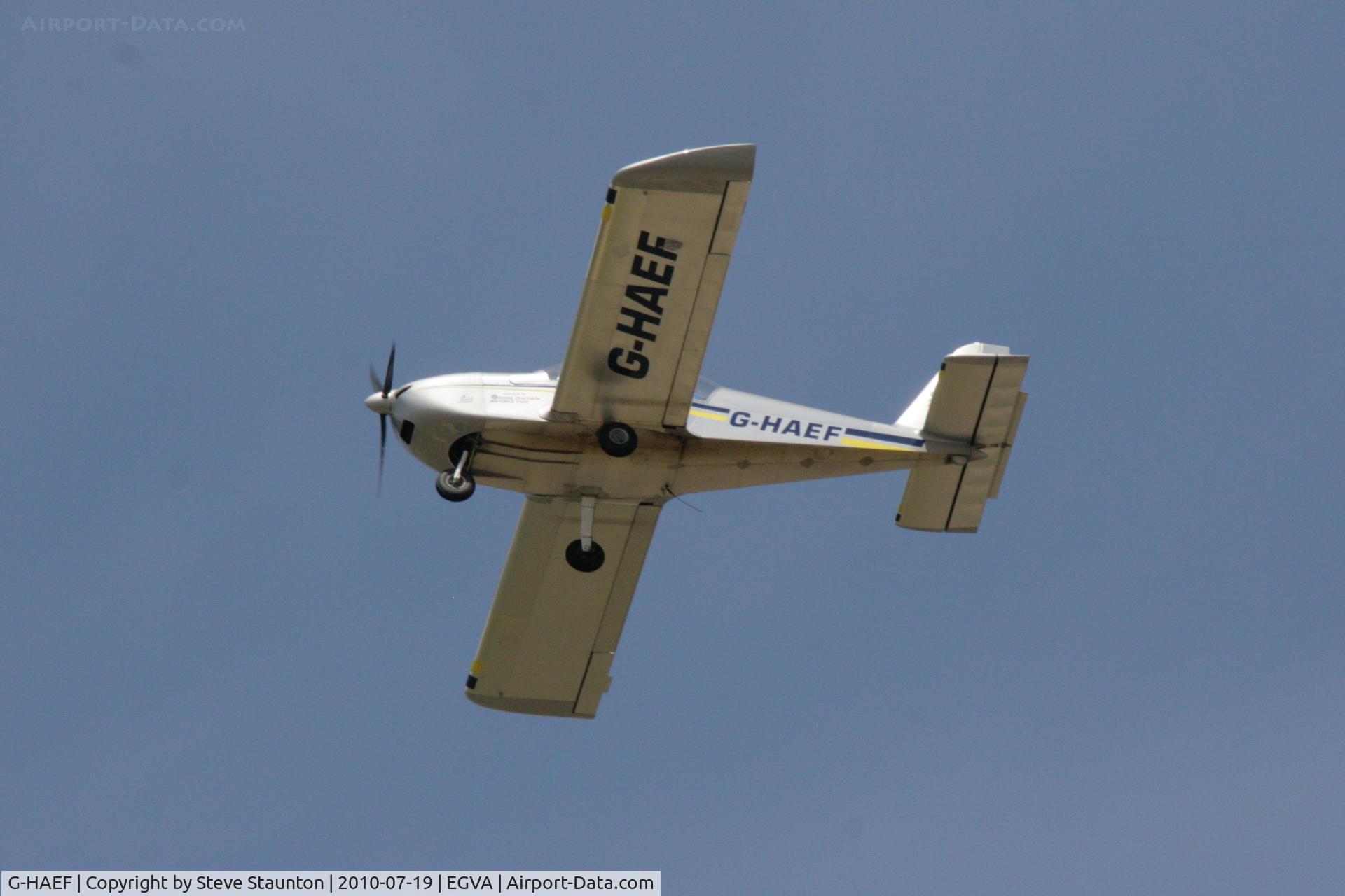 G-HAEF, 2009 Evektor-Aerotechnik EV-97 Eurostar C/N 3322, Taken at the Royal International Air Tattoo 2010
