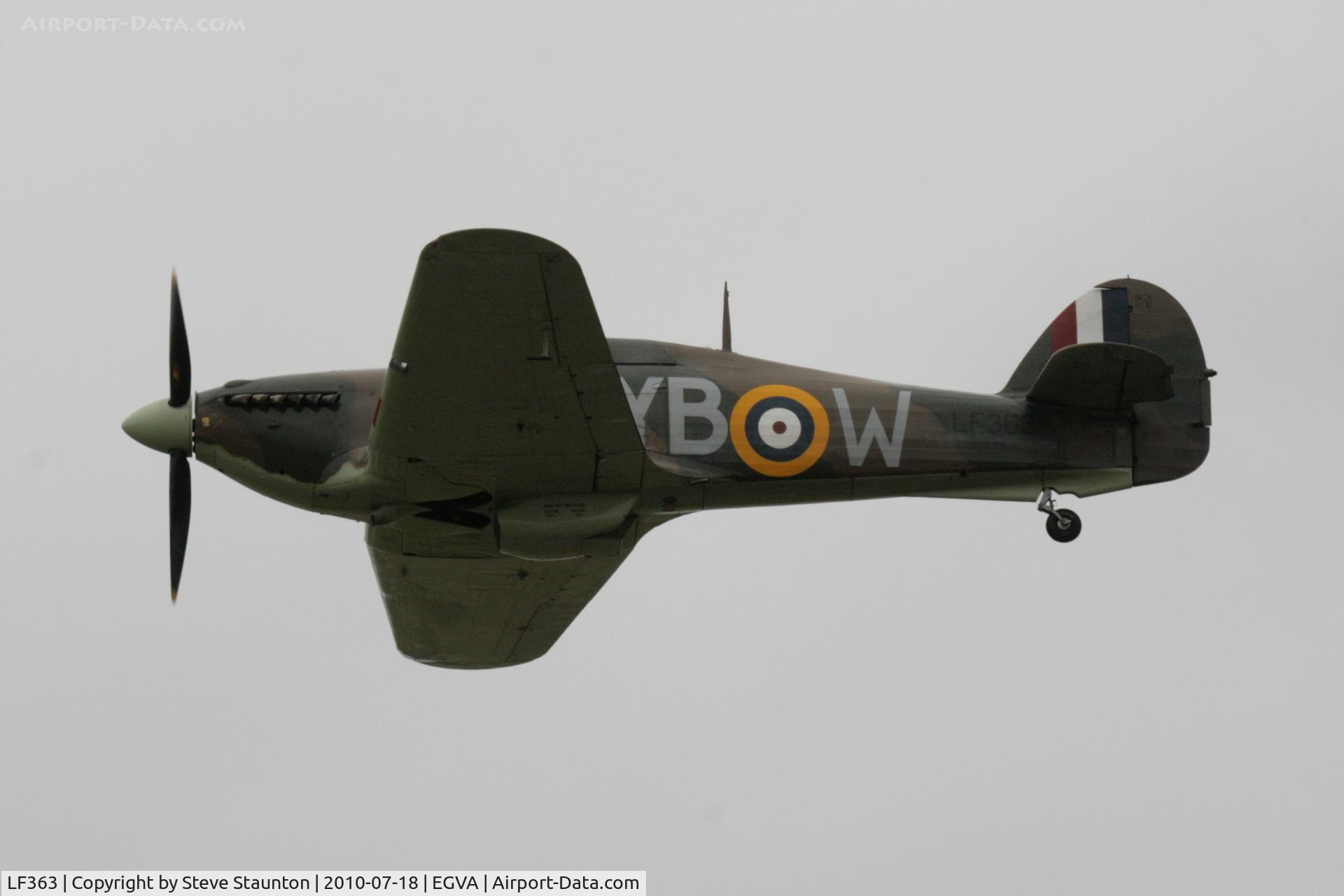 LF363, 1944 Hawker Hurricane IIC C/N 41H/469290, Taken at the Royal International Air Tattoo 2010