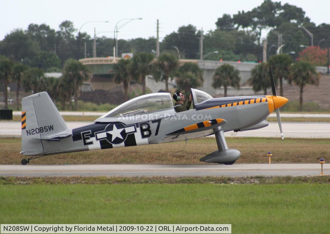 N208SW, 2007 Vans RV-8 C/N 81771, RV-8