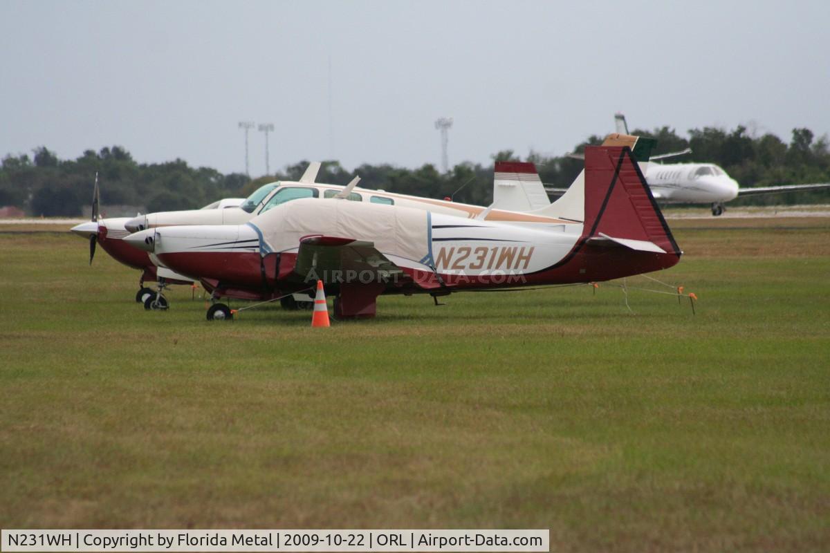 N231WH, 1980 Mooney M20K C/N 250370, Mooney M20K