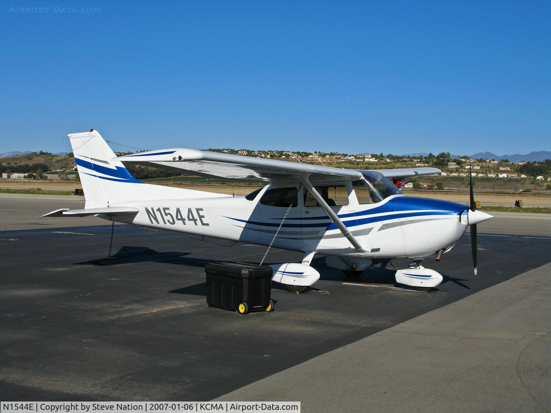 N1544E, 1978 Cessna 172N C/N 17271041, 1978 Cessna 172N at Camarillo Airport, CA home base on balmy, sunny January 2007 picture postcard day