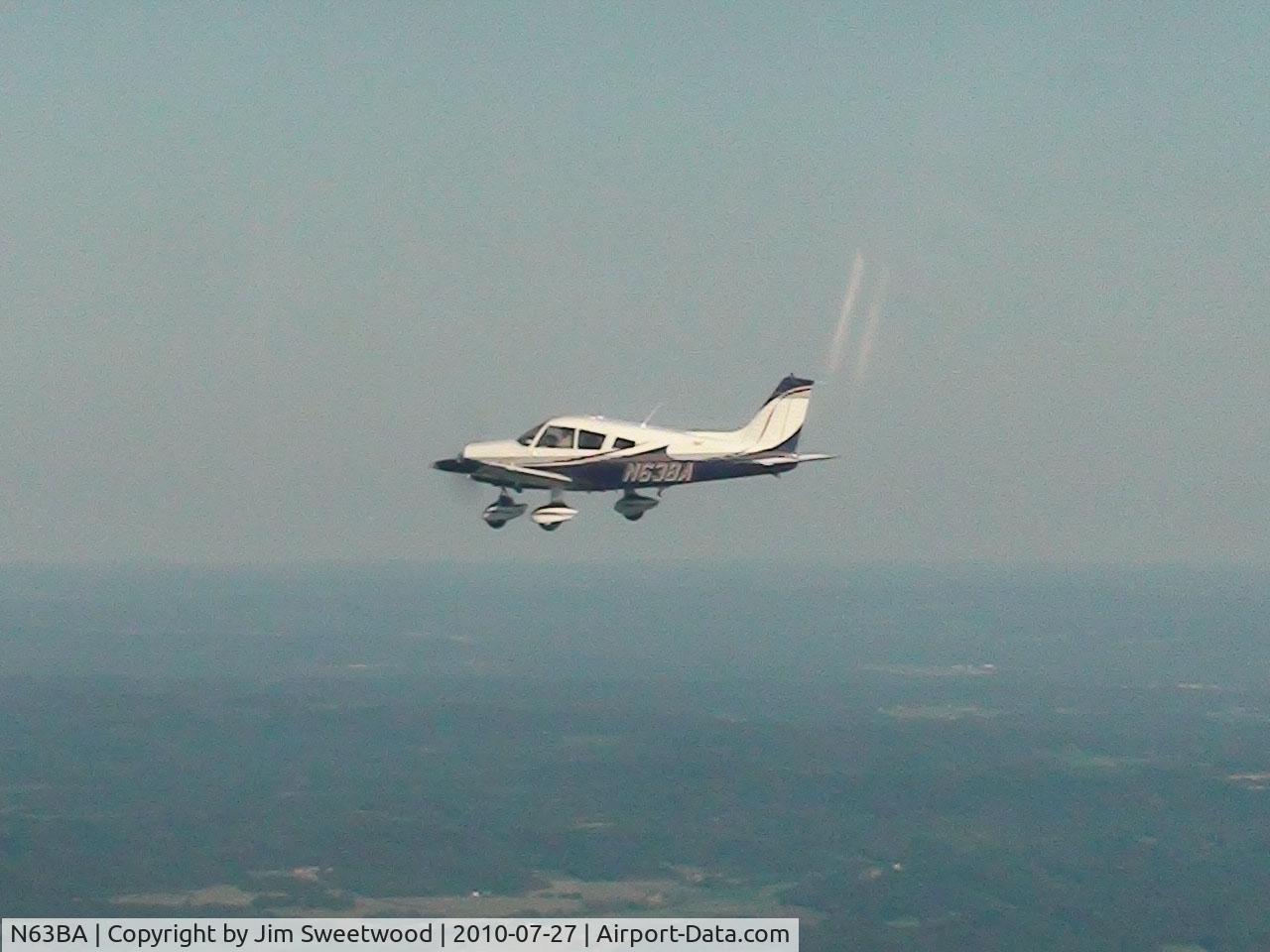 N63BA, 1963 Piper PA-28-180 Cherokee C/N 28-1494, Desent into Waupaca kpcz