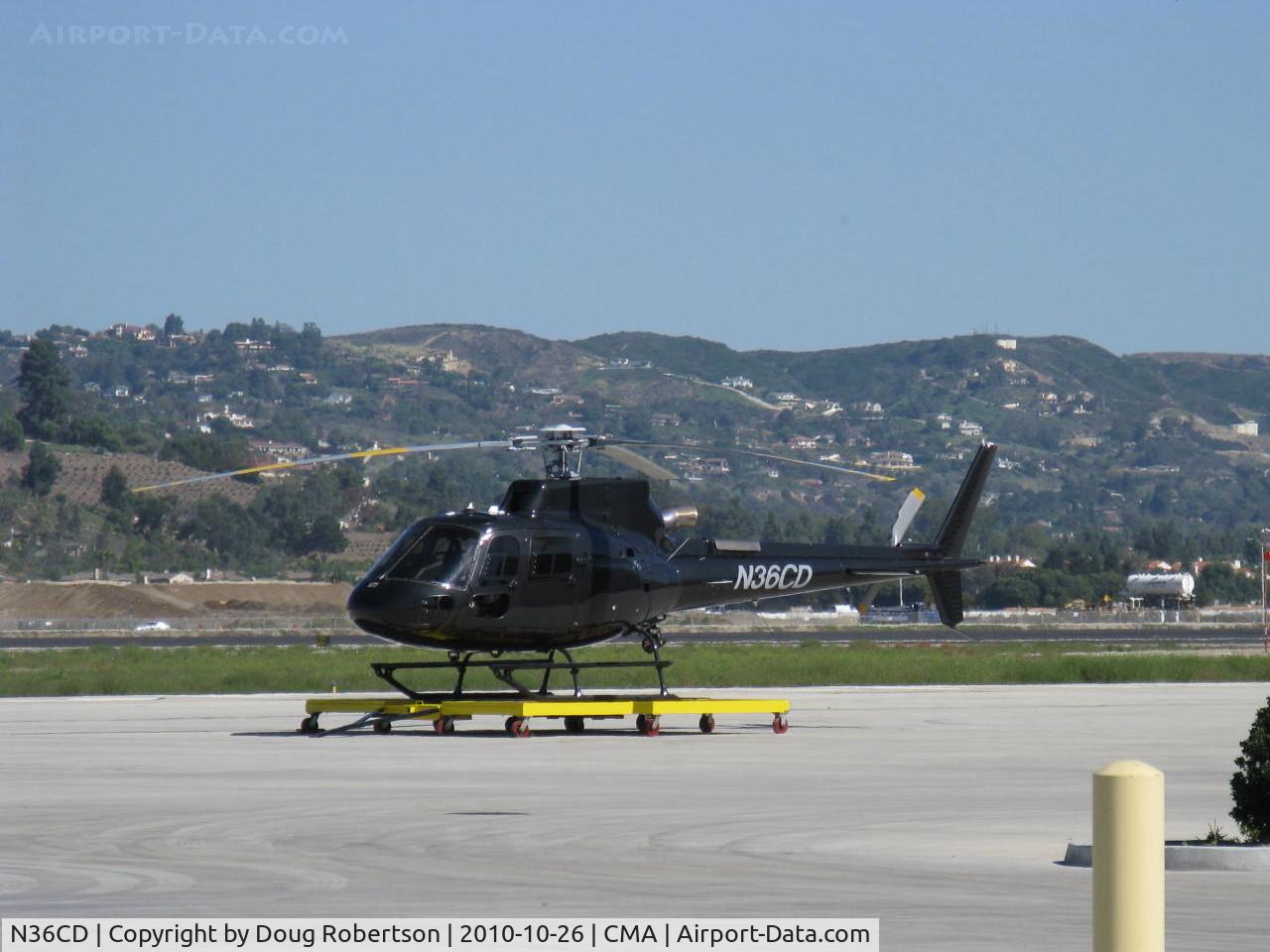 N36CD, 2009 Eurocopter AS-350B-3 Ecureuil Ecureuil C/N 4657, American Eurocopter AS 350 B3 SuperStar, one Turbomeca Arriel 2B 847 shp Turboshaft, 3 blade rotor-hot and high optimized model, 6 place