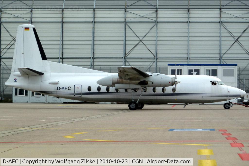 D-AFC, 1970 Fokker F.27-600 Friendship C/N 10450, fake reg