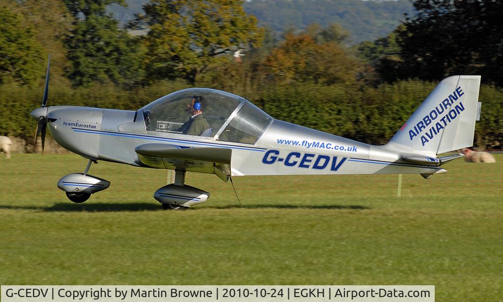 G-CEDV, 2006 Cosmik EV-97 Eurostar C/N 2826, SHOT AT HEADCORN