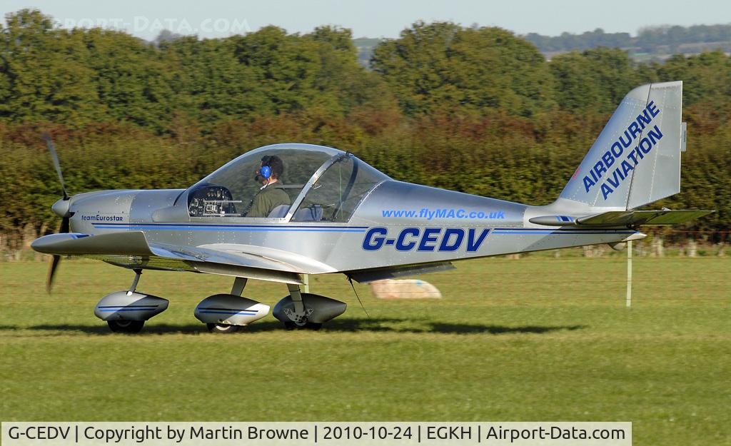 G-CEDV, 2006 Cosmik EV-97 Eurostar C/N 2826, SHOT AT HEADCORN