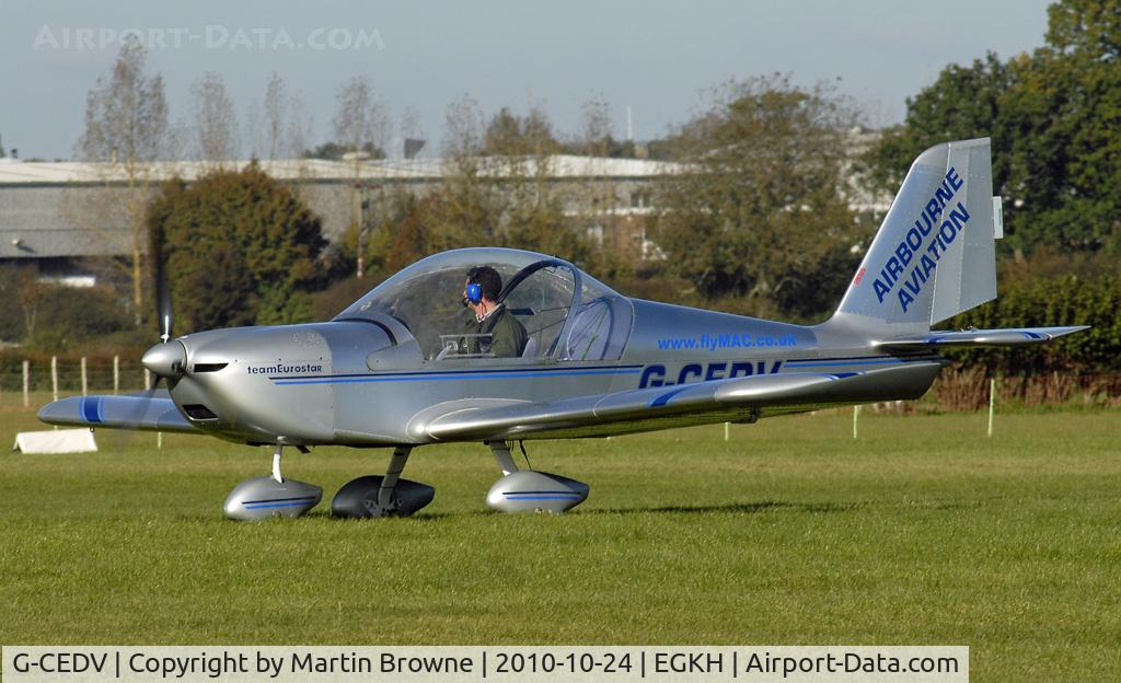 G-CEDV, 2006 Cosmik EV-97 Eurostar C/N 2826, SHOT AT HEADCORN