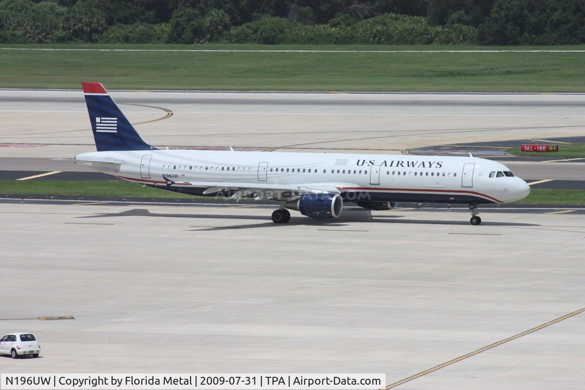 N196UW, 2009 Airbus A321-211 C/N 3879, US Airways A321