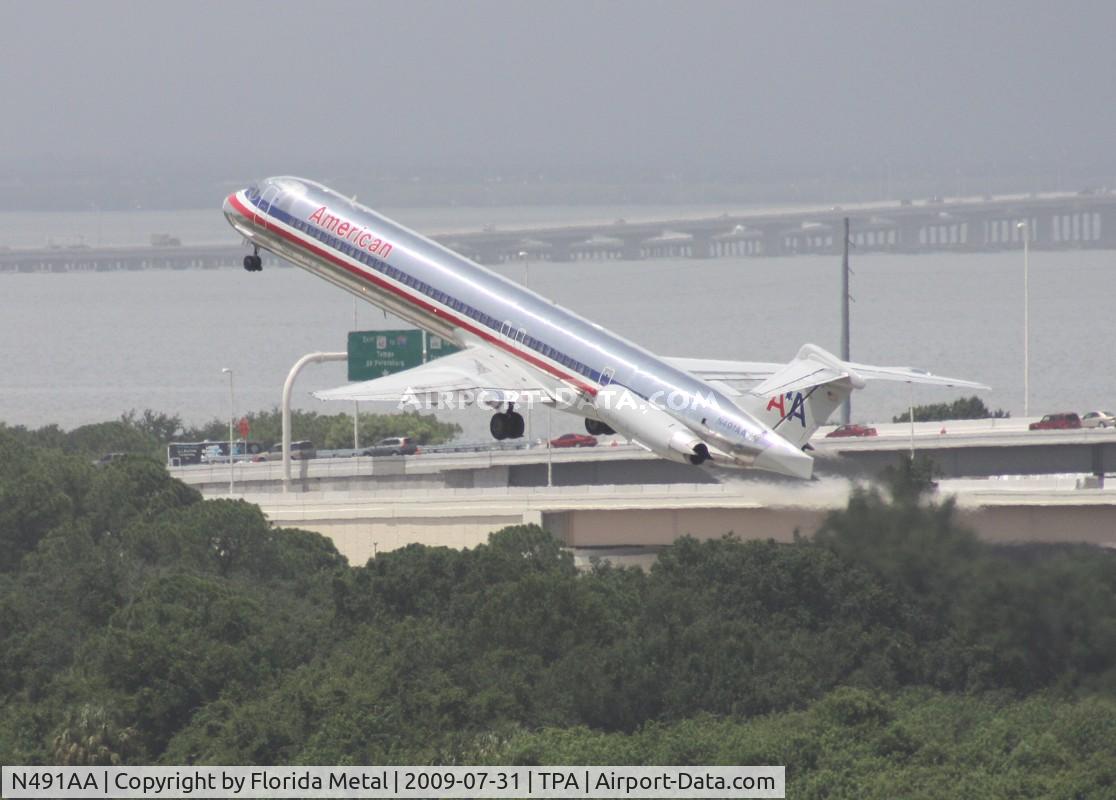 N491AA, 1989 McDonnell Douglas MD-82 (DC-9-82) C/N 49684, American MD-82