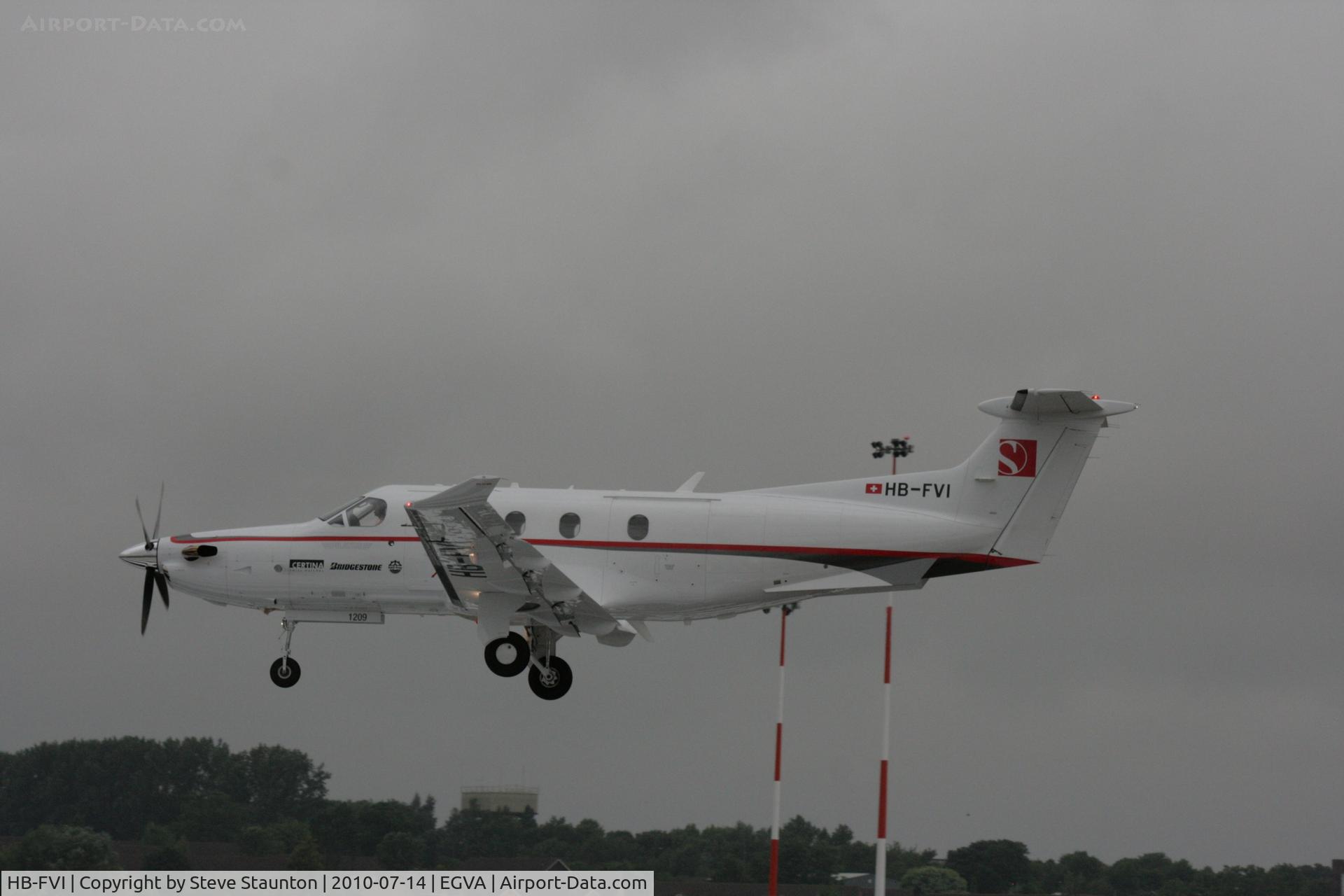HB-FVI, 2010 Pilatus PC-12/47E C/N 1209, Taken at the Royal International Air Tattoo 2010