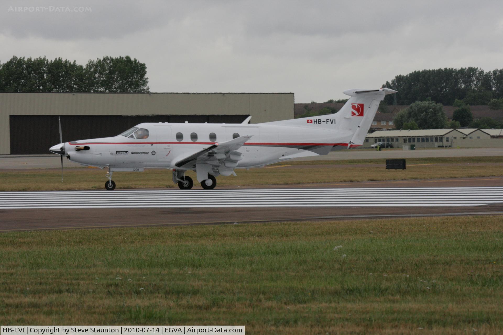 HB-FVI, 2010 Pilatus PC-12/47E C/N 1209, Taken at the Royal International Air Tattoo 2010