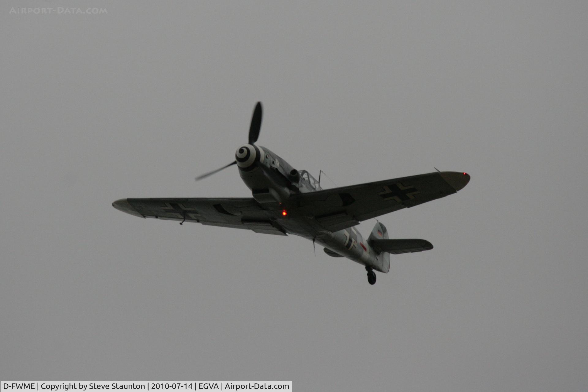 D-FWME, Messerschmitt Bf-109G-4 C/N 0139, Taken at the Royal International Air Tattoo 2010