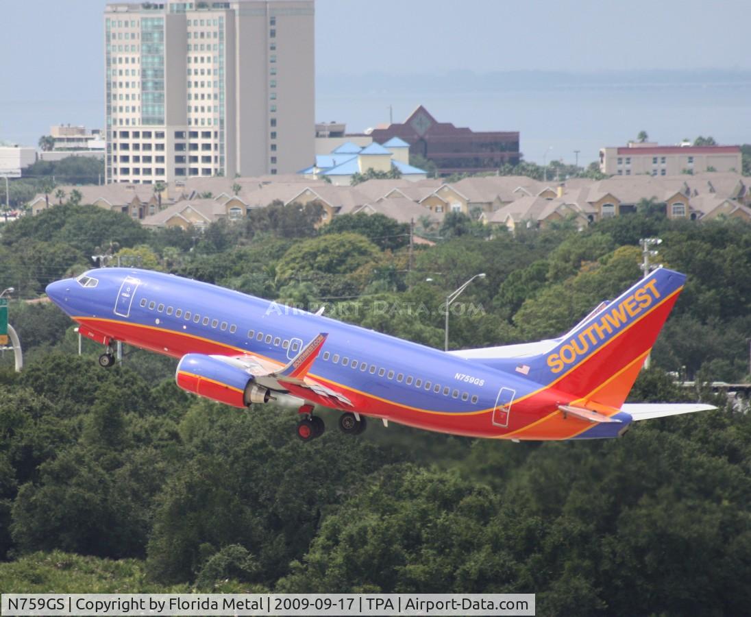 N759GS, 1999 Boeing 737-7H4 C/N 30544, Southwest 737-700