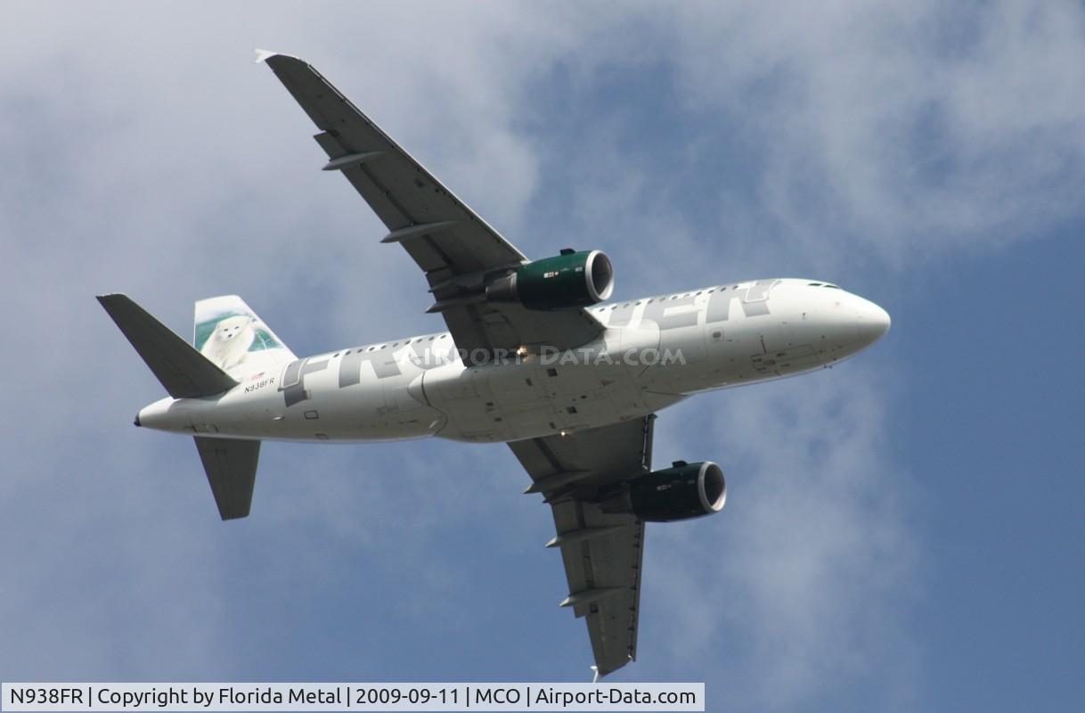 N938FR, 2005 Airbus A319-111 C/N 2406, Misty Artic Fox