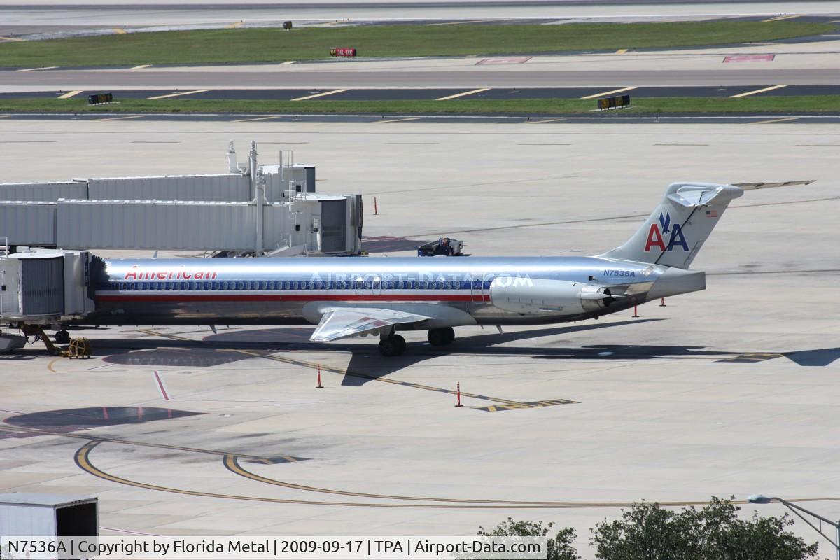 N7536A, 1990 McDonnell Douglas MD-82 (DC-9-82) C/N 49990, American MD-82