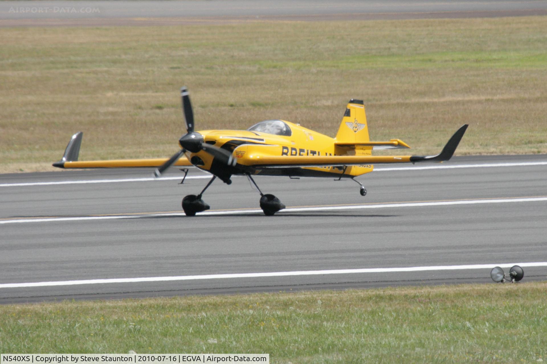 N540XS, 2008 MX Aircraft MXS C/N 2, Taken at the Royal International Air Tattoo 2010