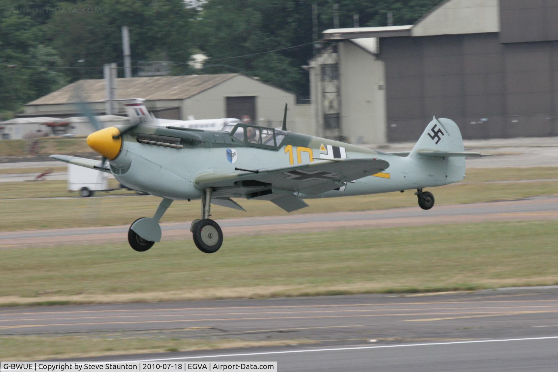 G-BWUE, 1949 Hispano HA-1112-M1L Buchon C/N 172, Taken at the Royal International Air Tattoo 2010