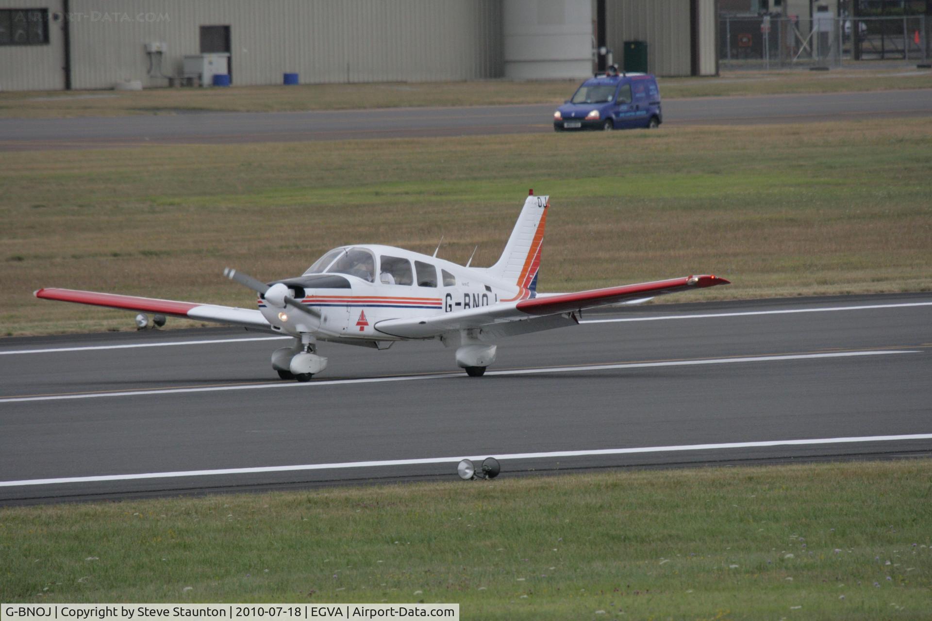 G-BNOJ, 1987 Piper PA-28-161 Cherokee Warrior II C/N 2816018, Taken at the Royal International Air Tattoo 2010
