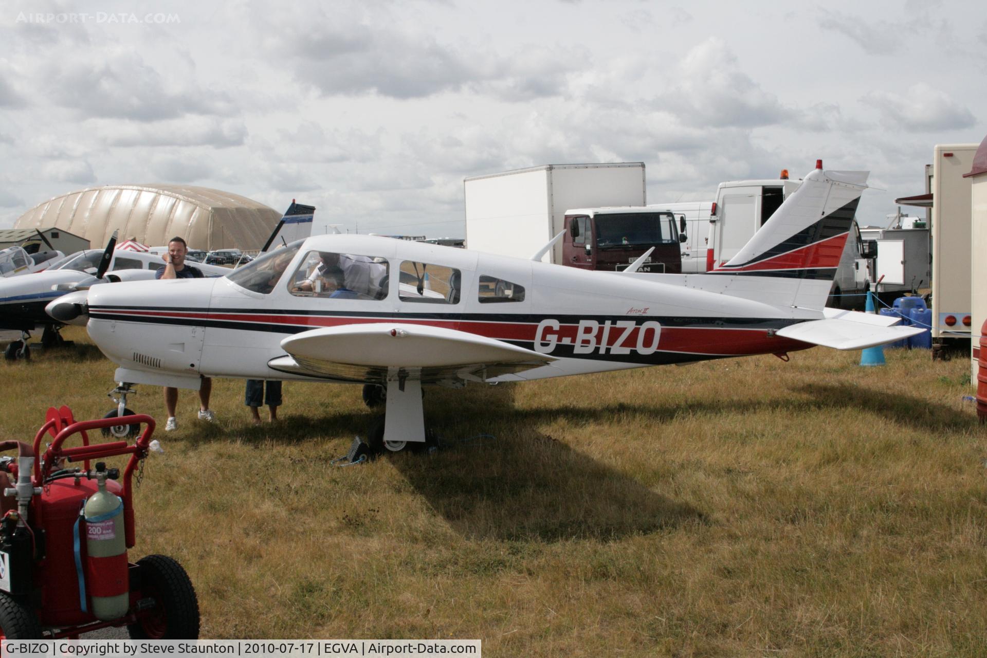 G-BIZO, 1975 Piper PA-28R-200-2 Cherokee Arrow II C/N 28R-7535339, Taken at the Royal International Air Tattoo 2010