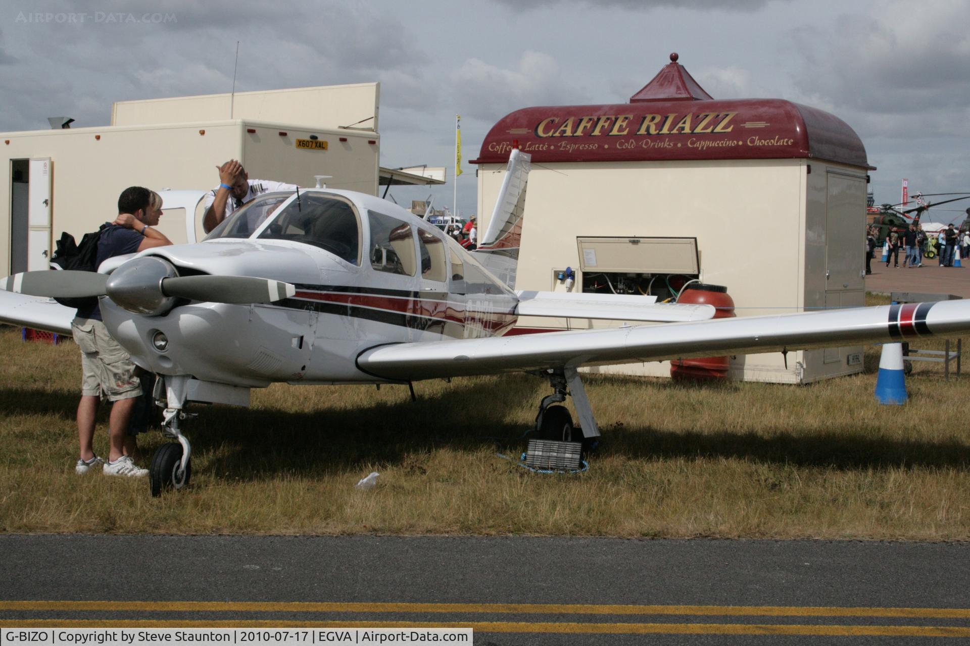 G-BIZO, 1975 Piper PA-28R-200-2 Cherokee Arrow II C/N 28R-7535339, Taken at the Royal International Air Tattoo 2010
