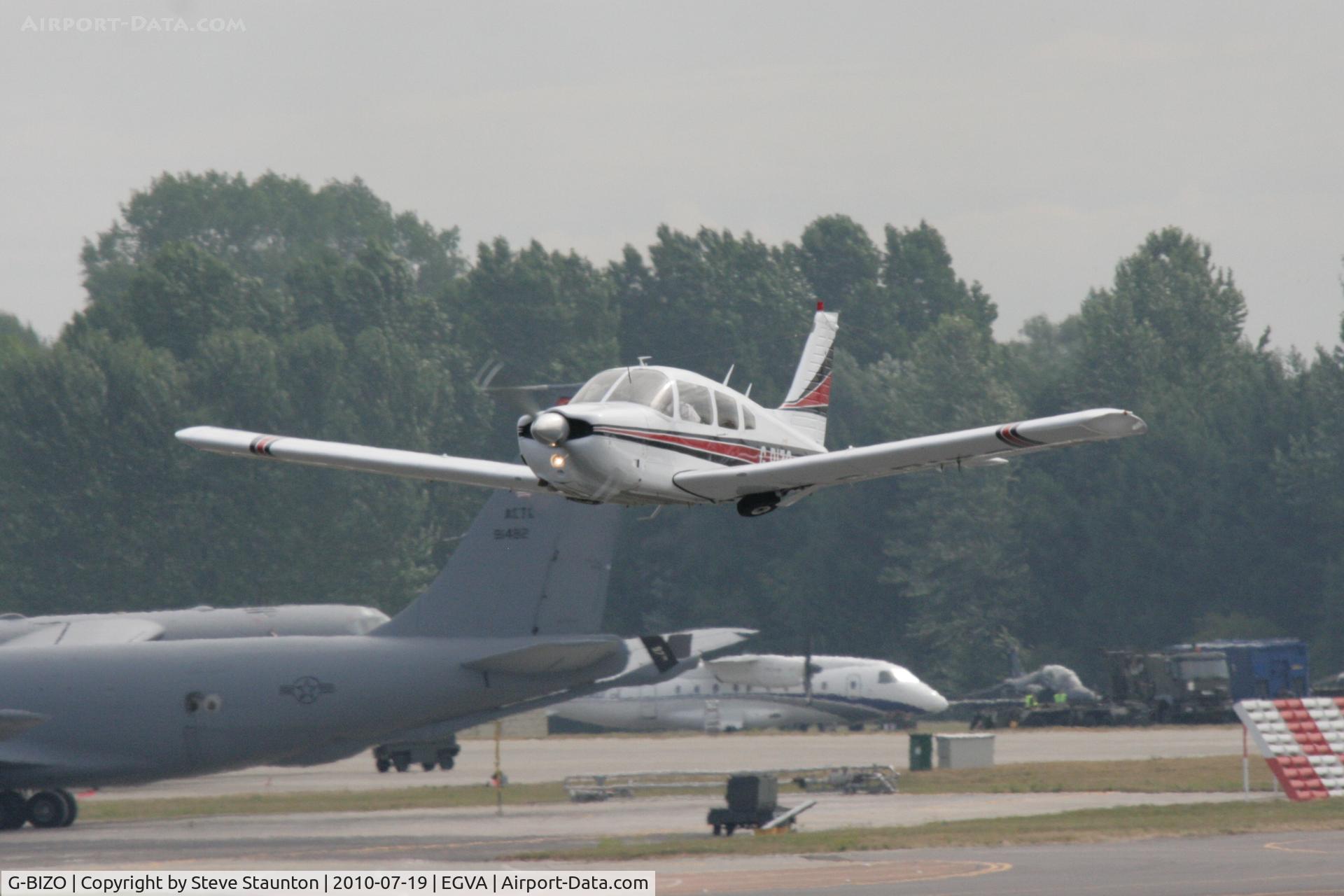 G-BIZO, 1975 Piper PA-28R-200-2 Cherokee Arrow II C/N 28R-7535339, Taken at the Royal International Air Tattoo 2010