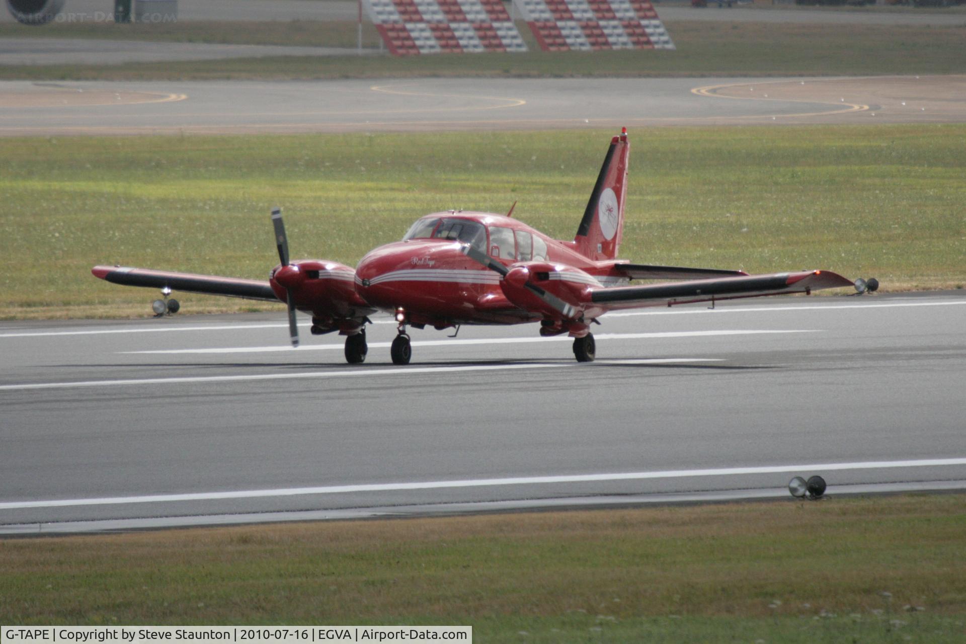 G-TAPE, 1968 Piper PA-23-250 Aztec C/N 27-4054, Taken at the Royal International Air Tattoo 2010