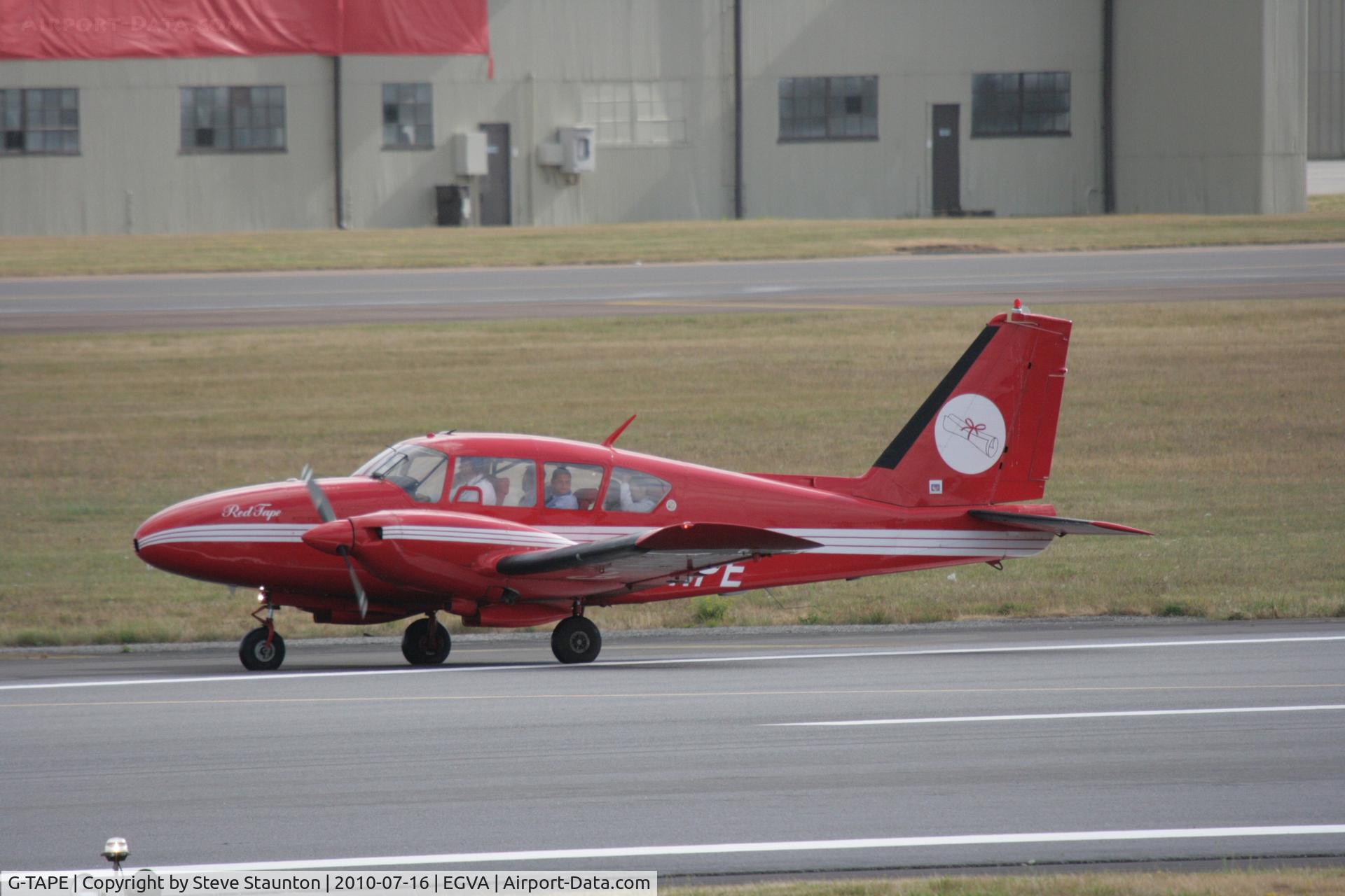 G-TAPE, 1968 Piper PA-23-250 Aztec C/N 27-4054, Taken at the Royal International Air Tattoo 2010