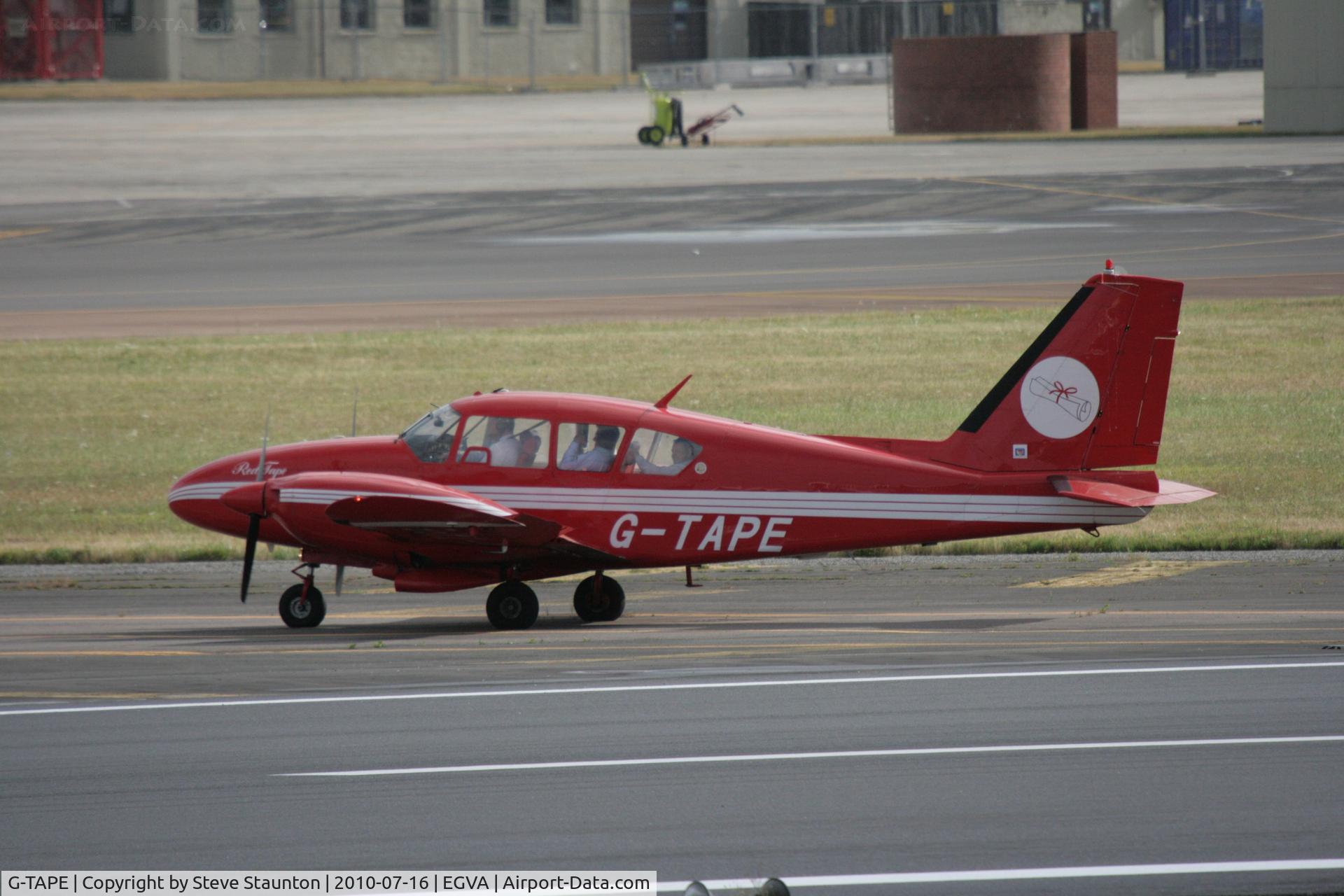 G-TAPE, 1968 Piper PA-23-250 Aztec C/N 27-4054, Taken at the Royal International Air Tattoo 2010