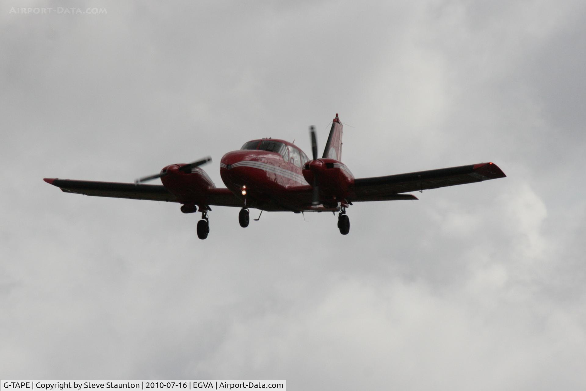 G-TAPE, 1968 Piper PA-23-250 Aztec C/N 27-4054, Taken at the Royal International Air Tattoo 2010