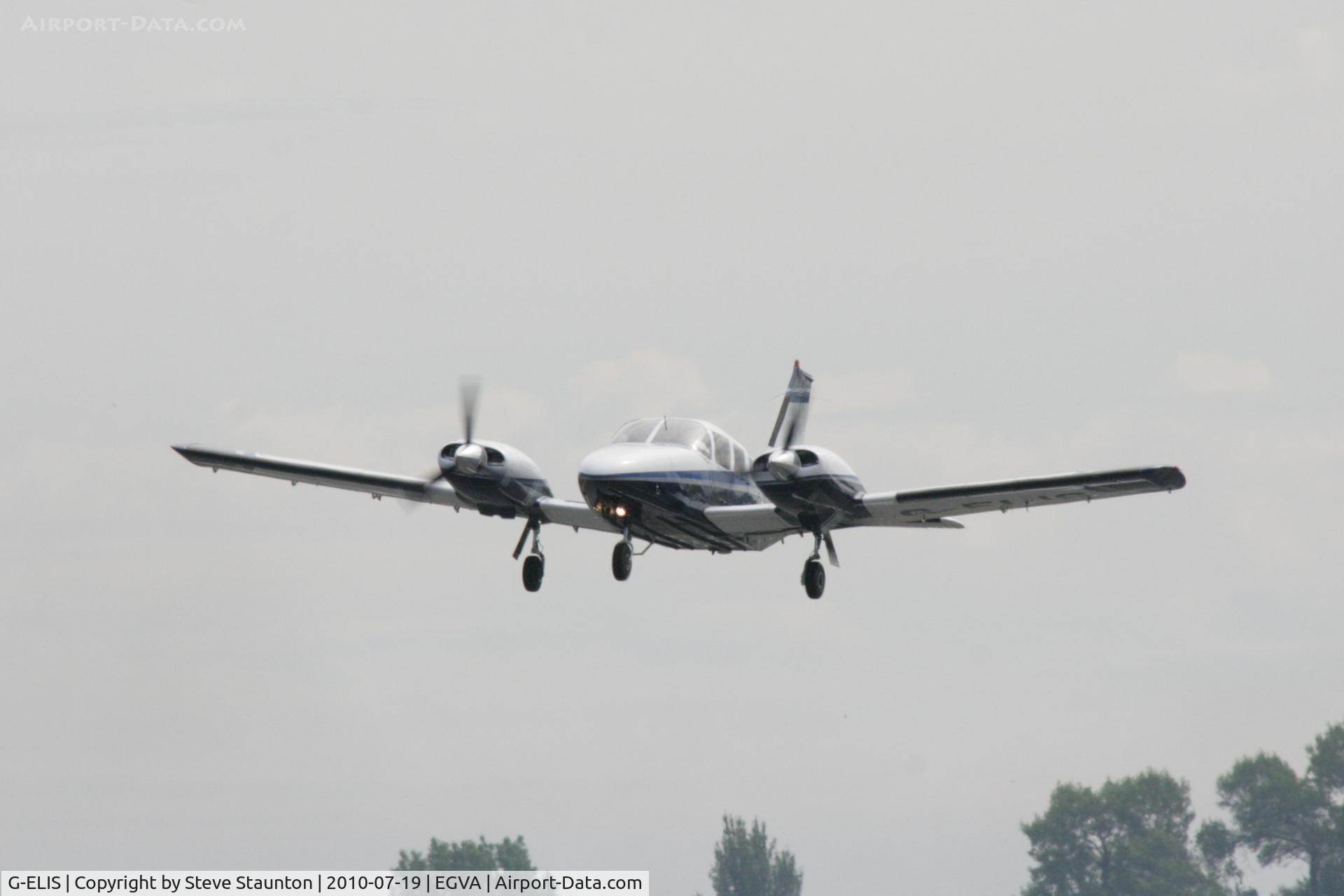 G-ELIS, 1980 Piper PA-34-200T Seneca II C/N 34-8070265, Taken at the Royal International Air Tattoo 2010