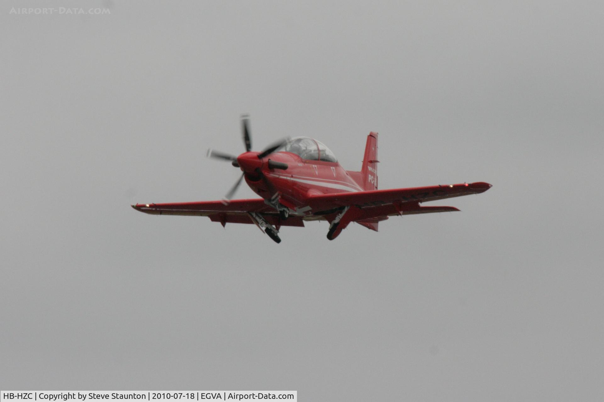 HB-HZC, 2005 Pilatus PC-21 C/N 101, Taken at the Royal International Air Tattoo 2010