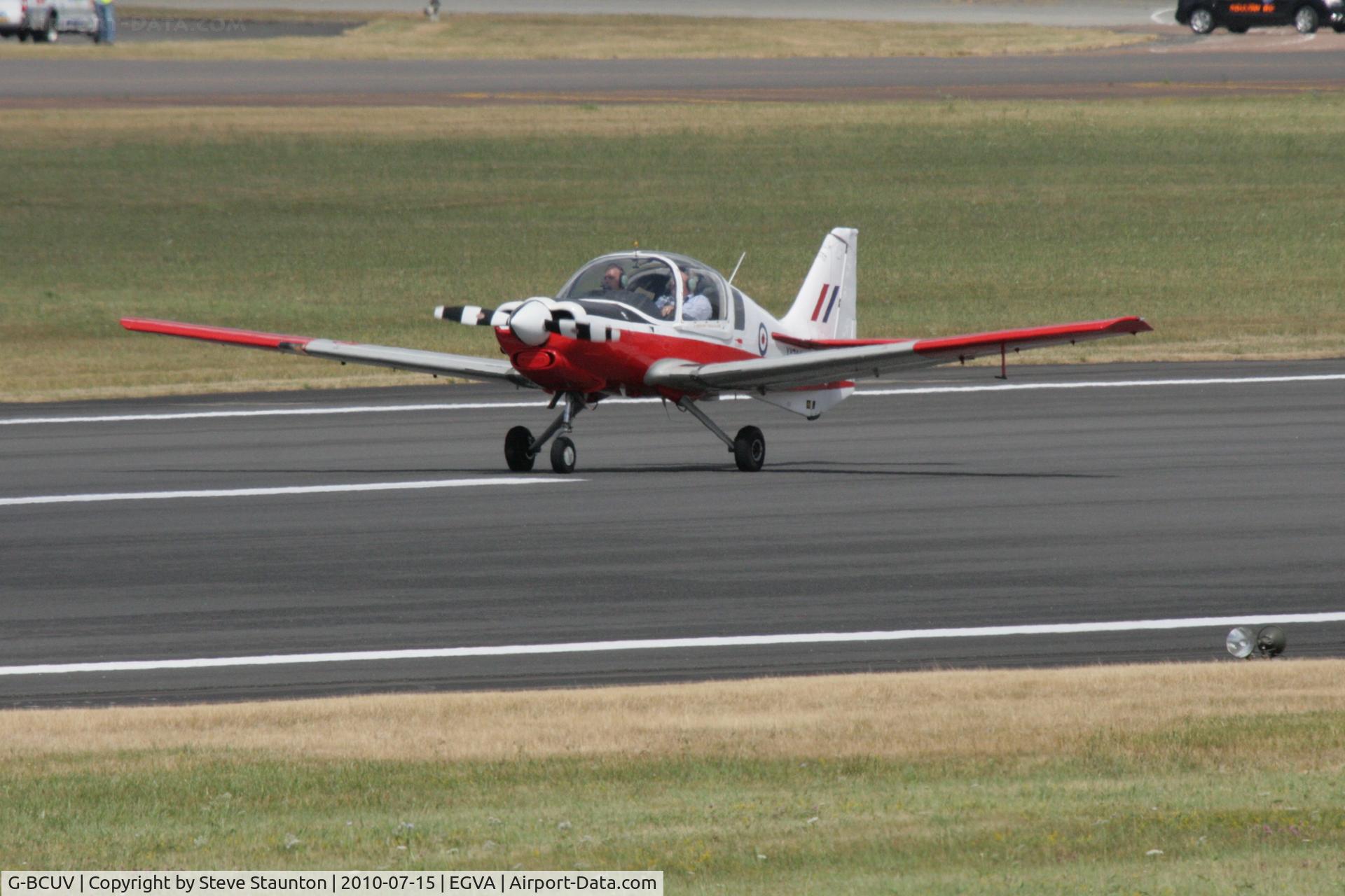 G-BCUV, 1975 Scottish Aviation Bulldog Series 120 Model 122 C/N BH120/376, Taken at the Royal International Air Tattoo 2010
