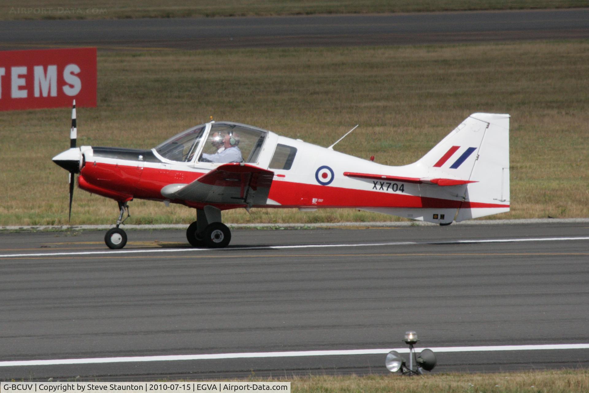 G-BCUV, 1975 Scottish Aviation Bulldog Series 120 Model 122 C/N BH120/376, Taken at the Royal International Air Tattoo 2010