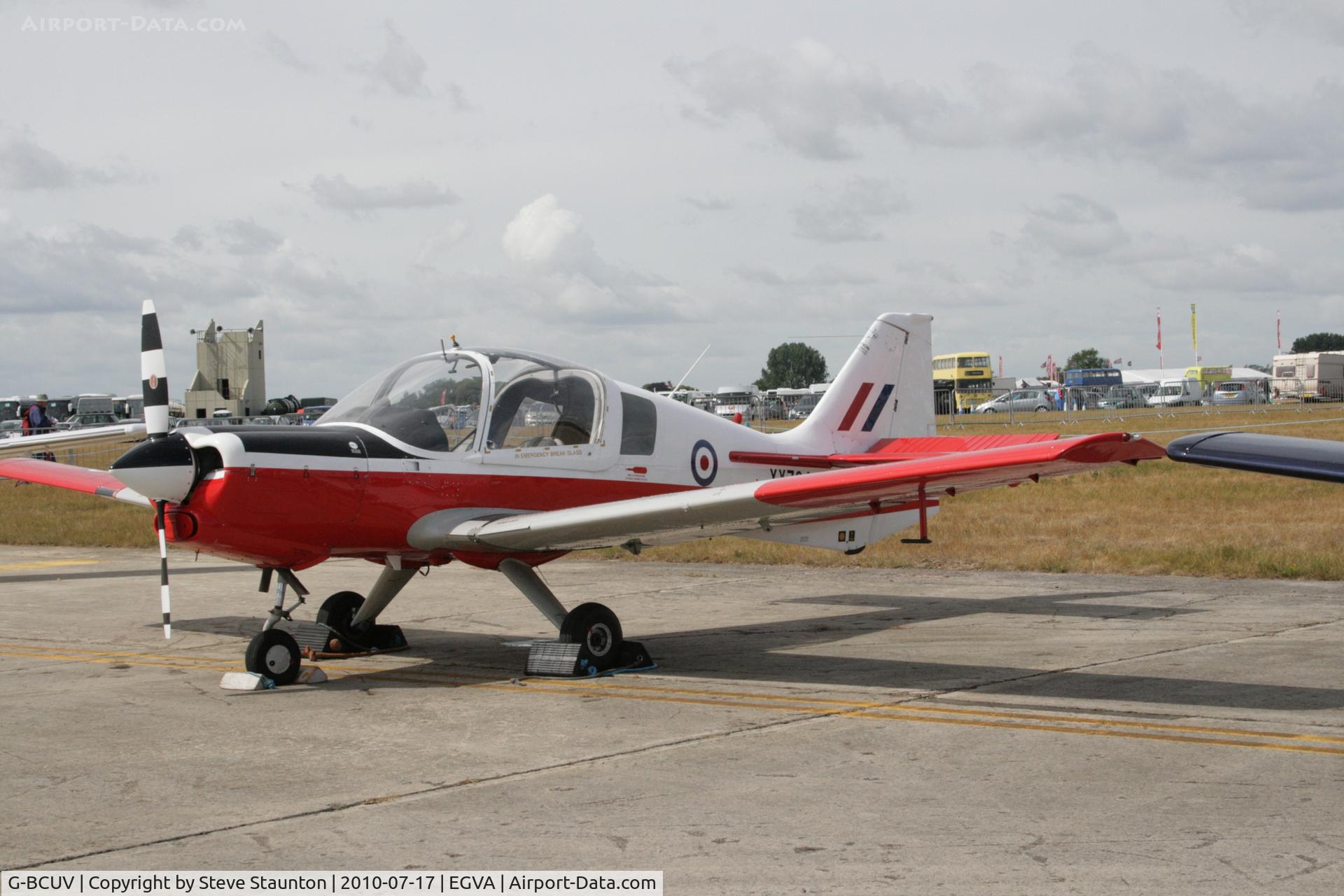 G-BCUV, 1975 Scottish Aviation Bulldog Series 120 Model 122 C/N BH120/376, Taken at the Royal International Air Tattoo 2010