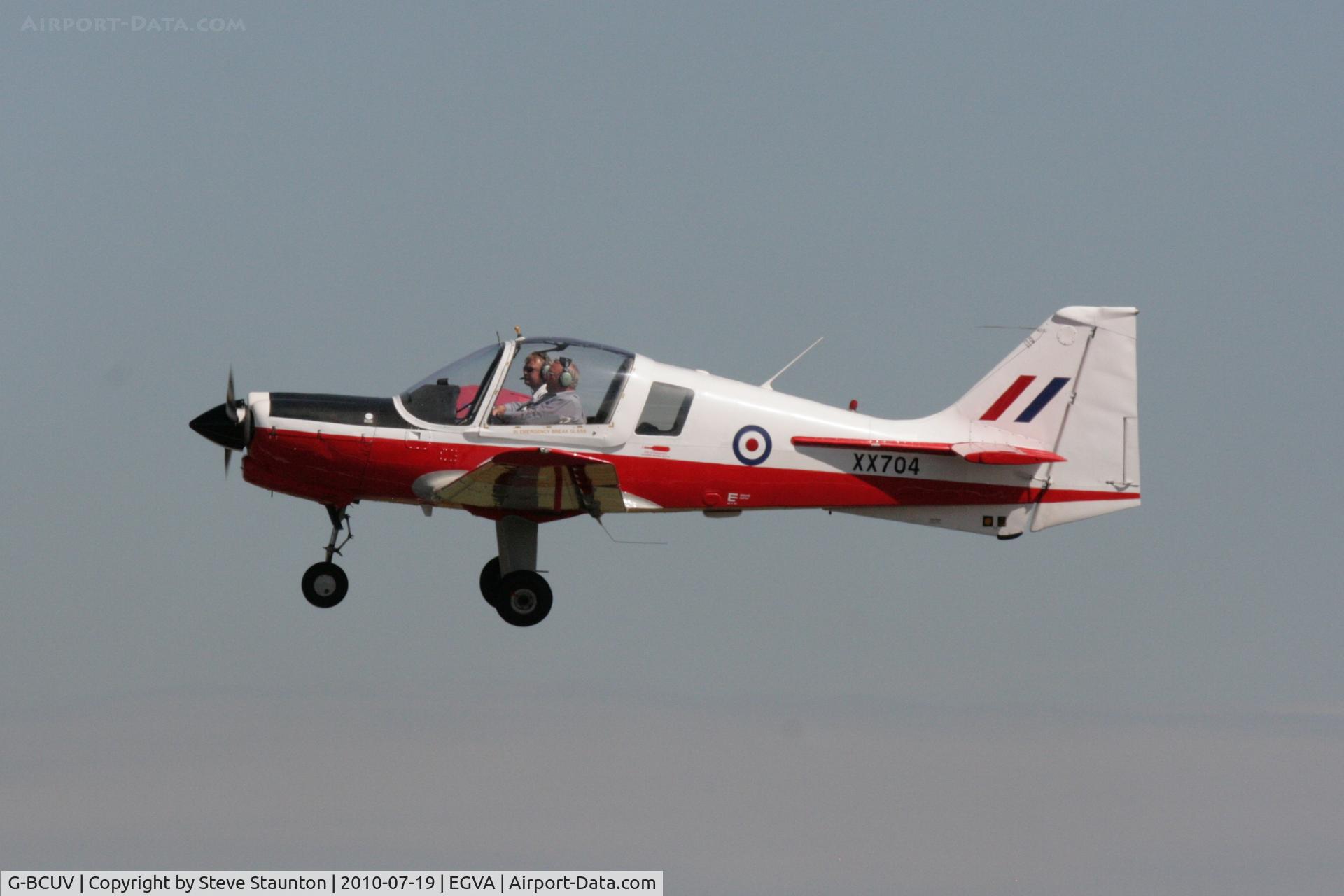 G-BCUV, 1975 Scottish Aviation Bulldog Series 120 Model 122 C/N BH120/376, Taken at the Royal International Air Tattoo 2010