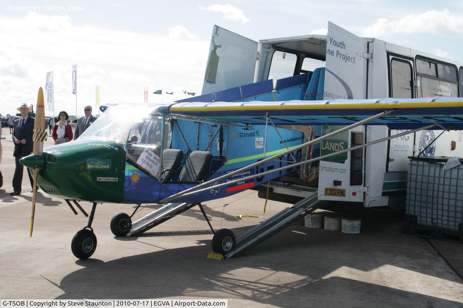 G-TSOB, 2005 Rans S-6ES Coyote II C/N PFA 204-14066, Taken at the Royal International Air Tattoo 2010