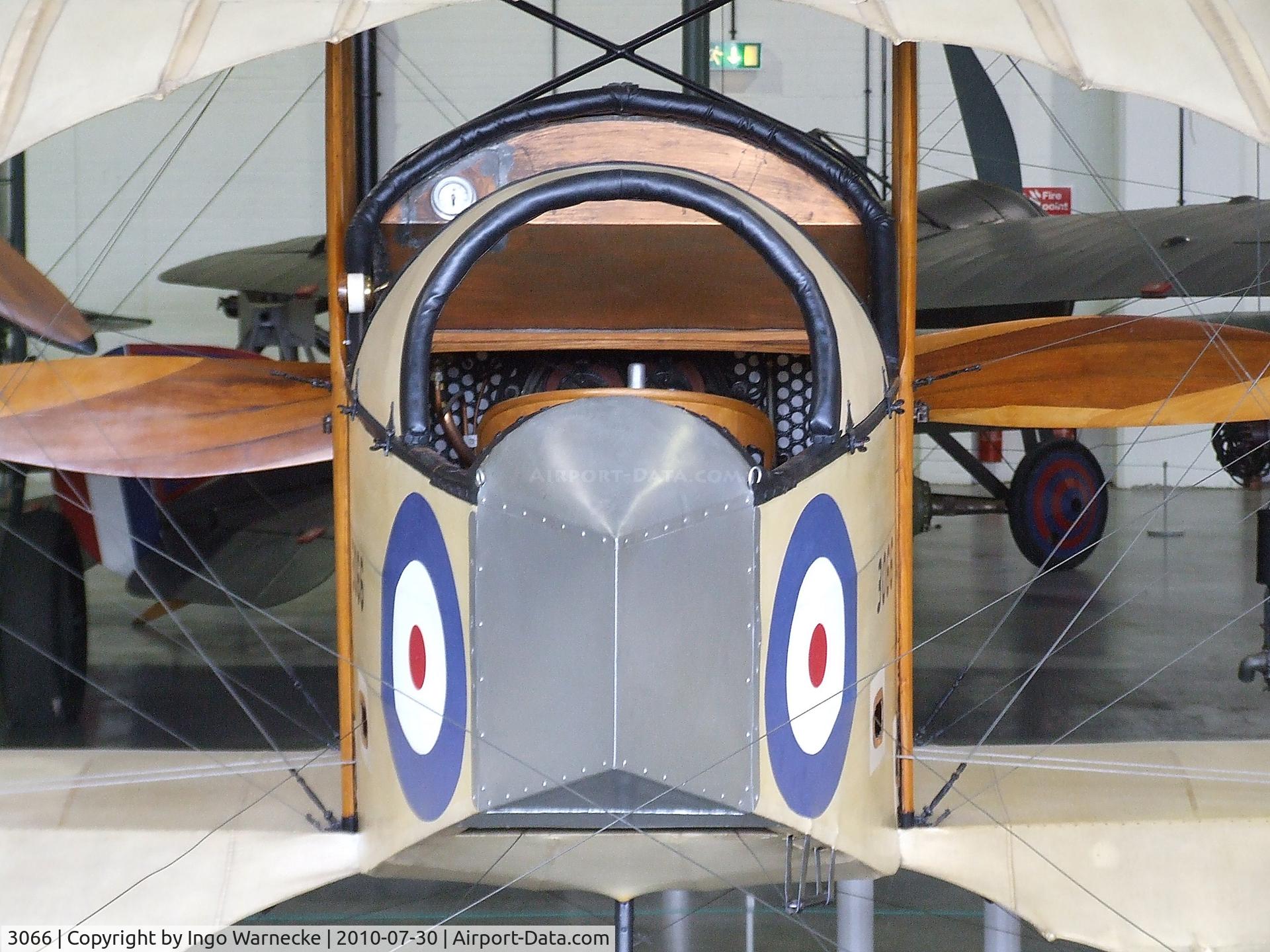 3066, 1914 Caudron G.3 C/N 7487, Caudron G3 at the RAF Museum, Hendon